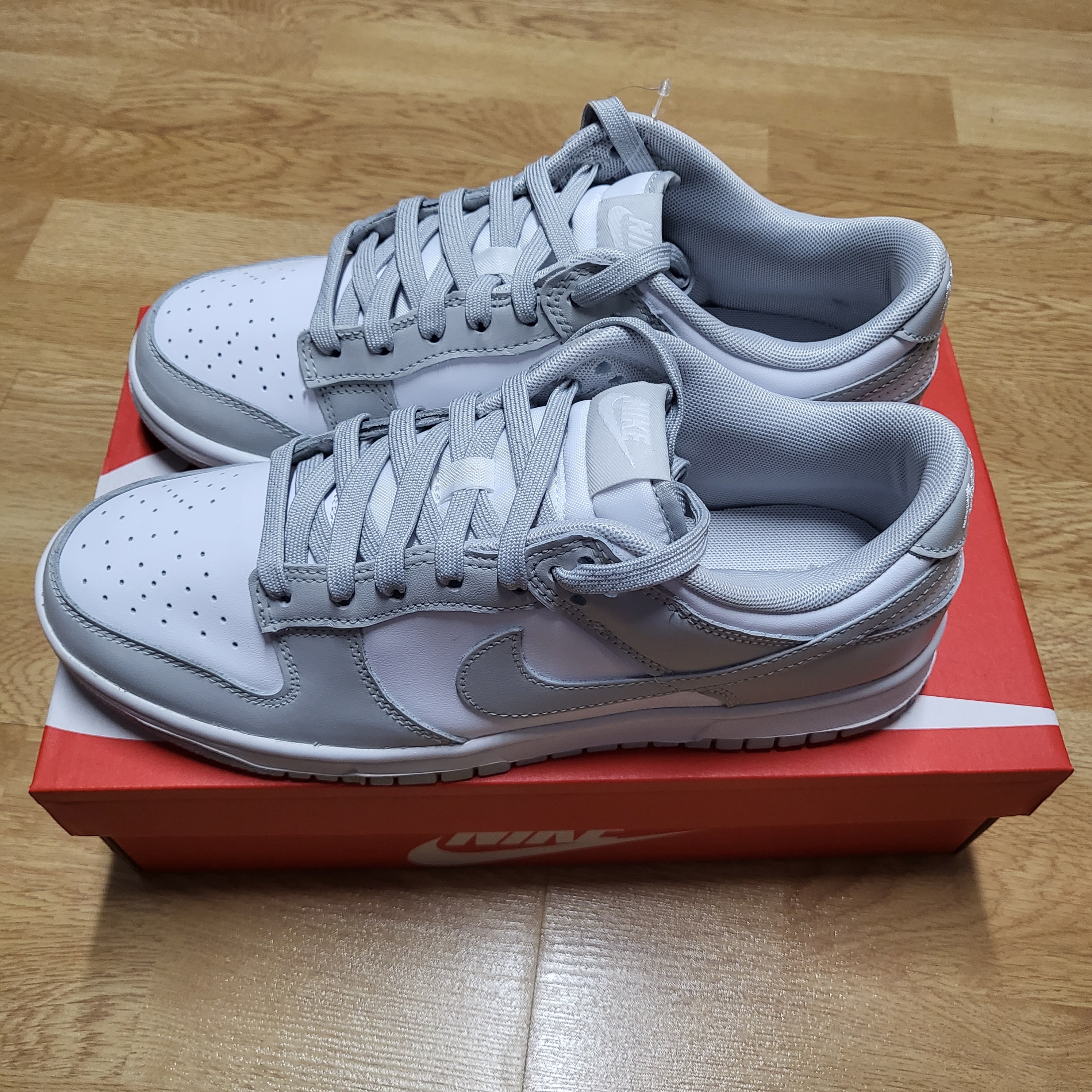 Nike Dunk Low Retro Grey Fog 착용 스타일 - 2