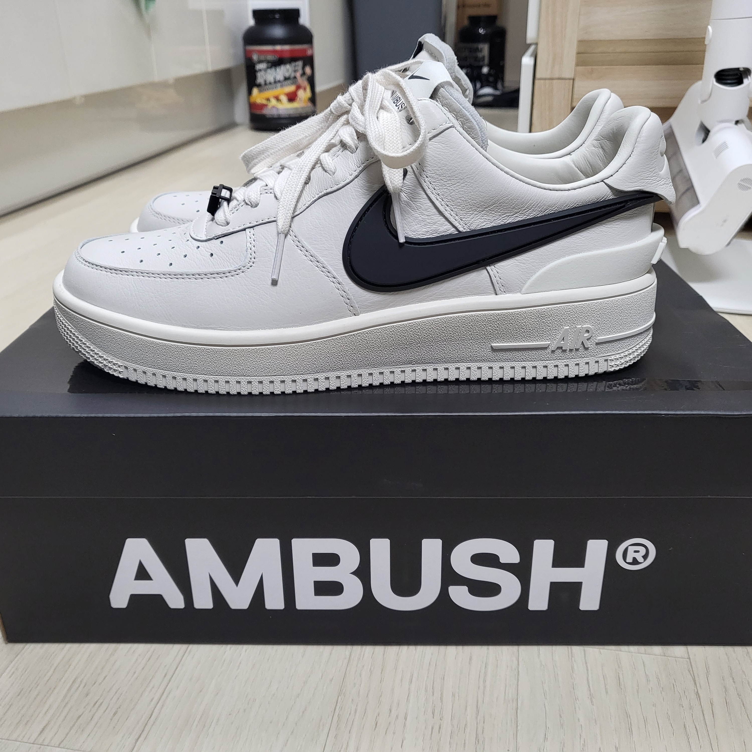 Nike x Ambush Air Force 1 Low SP Phantom 착용 스타일 - 4