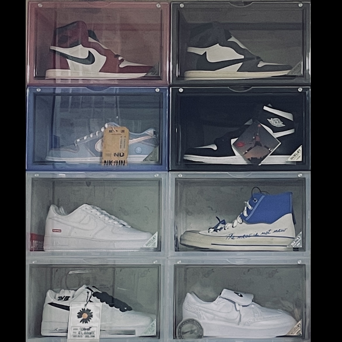 Jordan 1 Retro High OG Chicago 2022, Jordan 1 High 85 Black White 착용 스타일