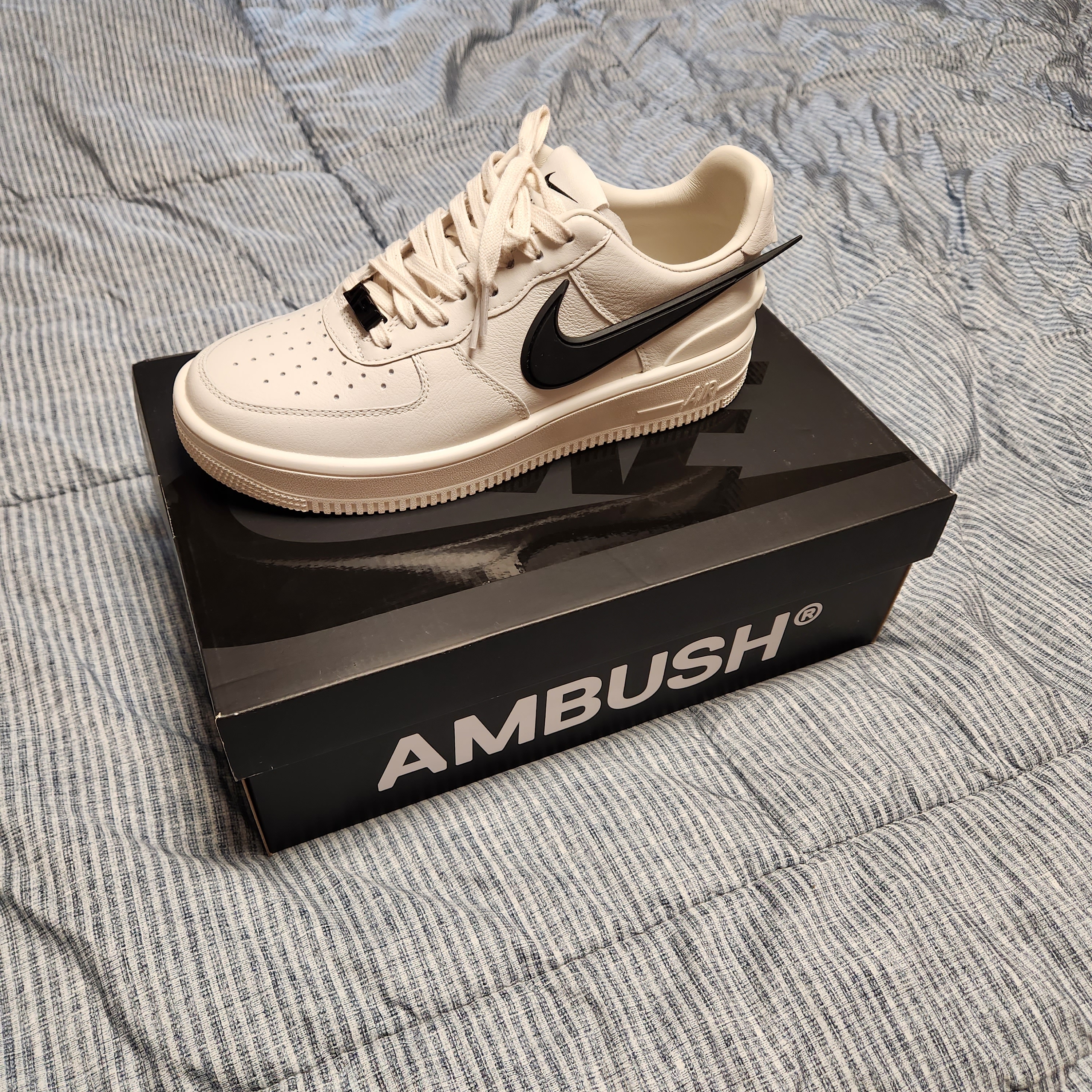Nike x Ambush Air Force 1 Low SP Phantom 착용 스타일