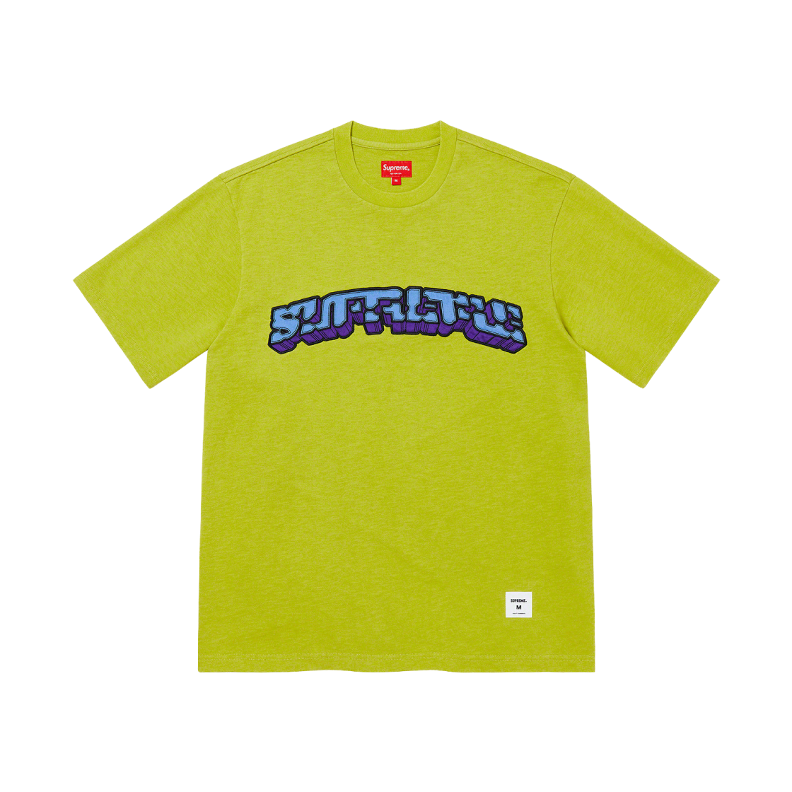 Supreme Block Arc S/S Top Lime - 23SS 상세 이미지 1