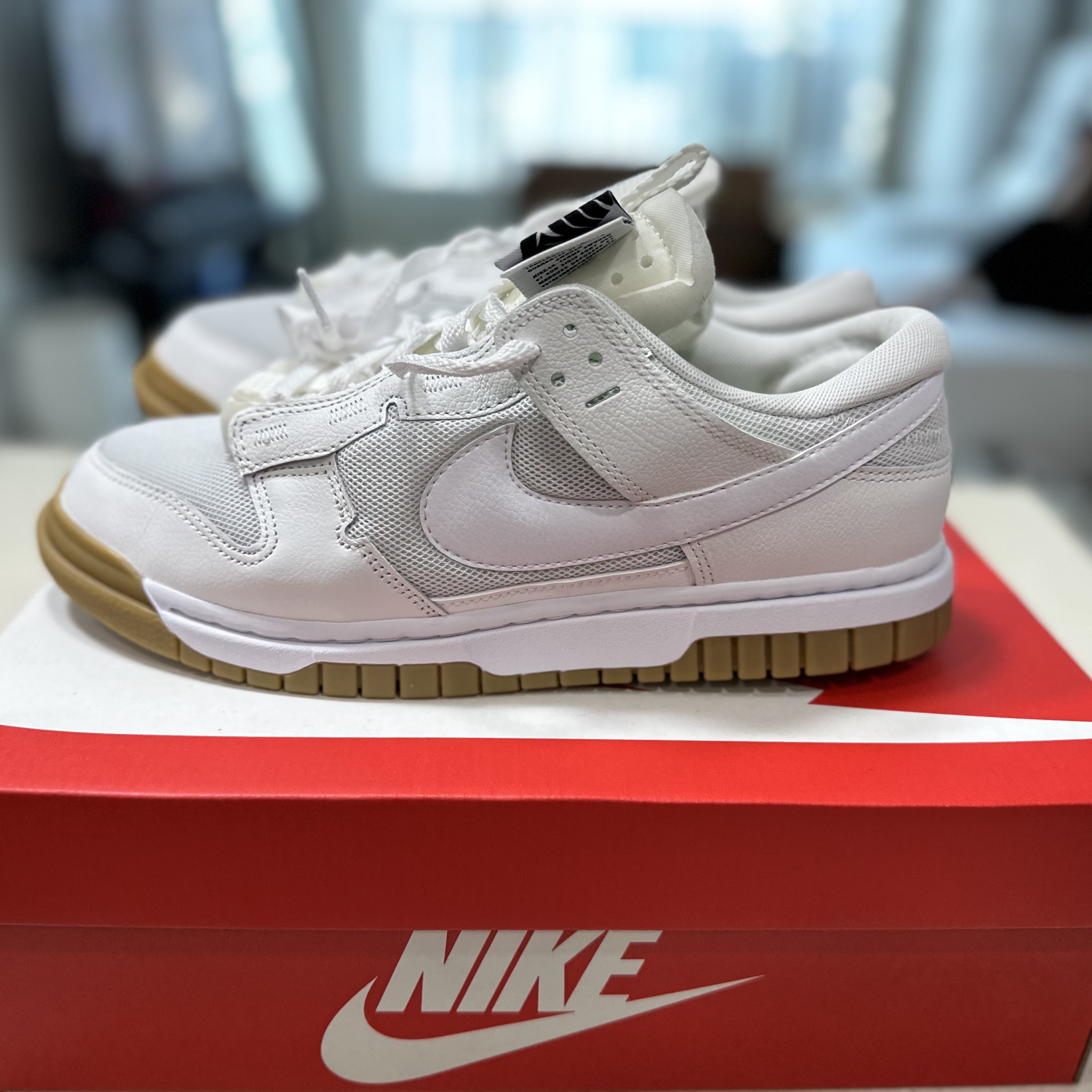 Nike Air Dunk Jumbo Photon Dust 착용 스타일 - 2