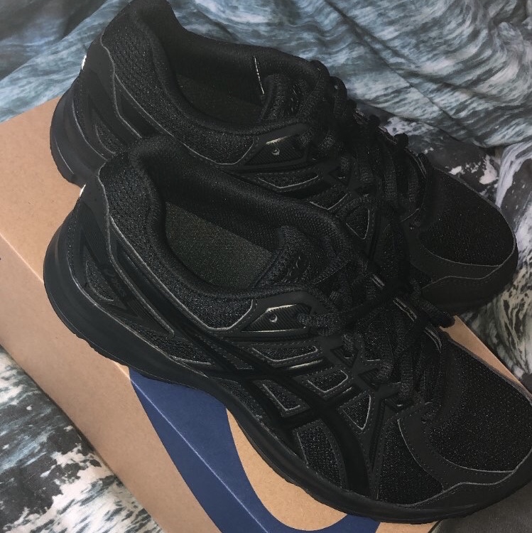 Asics Jog 100 2 Black 착용 스타일