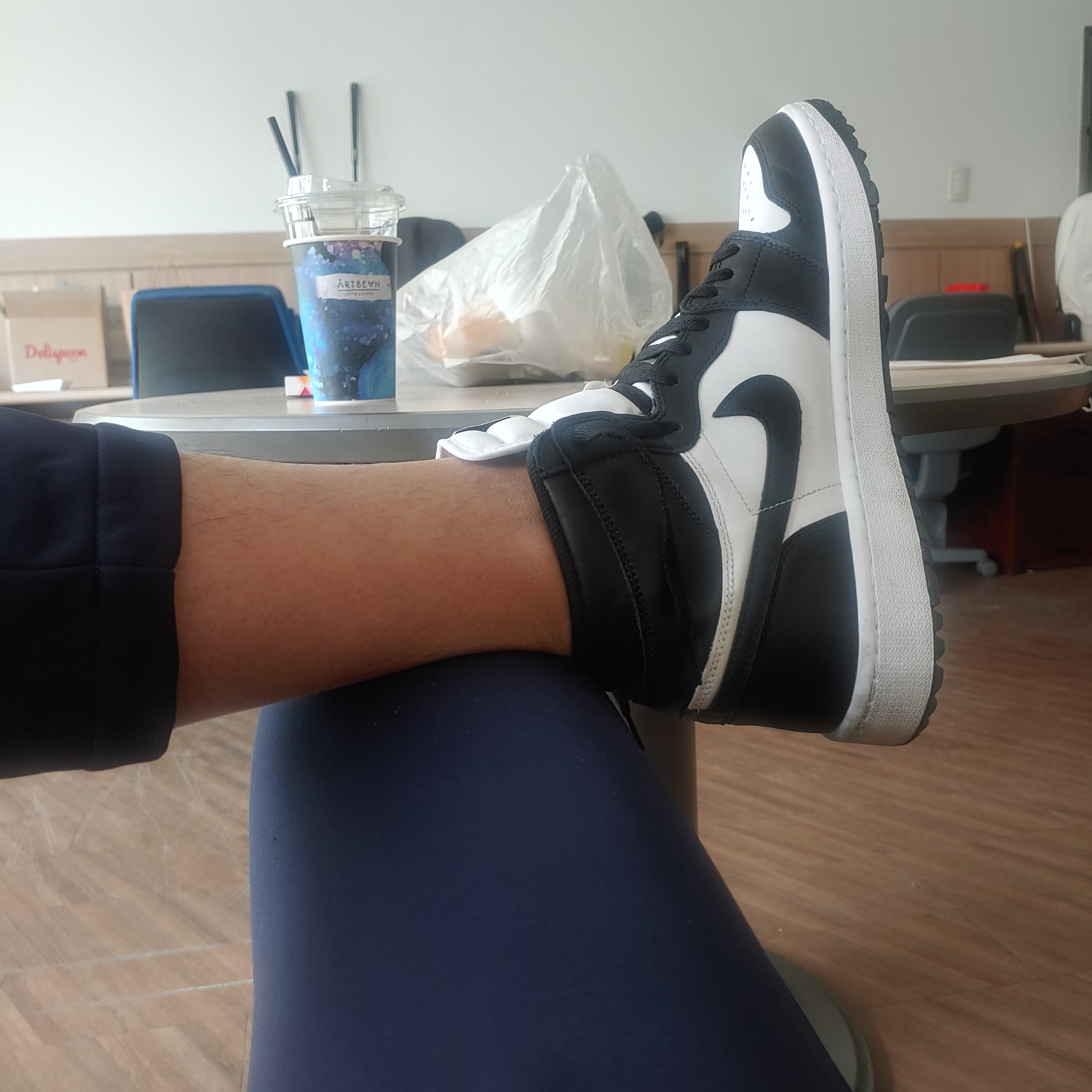 Jordan 1 High Golf White Black 착용 스타일