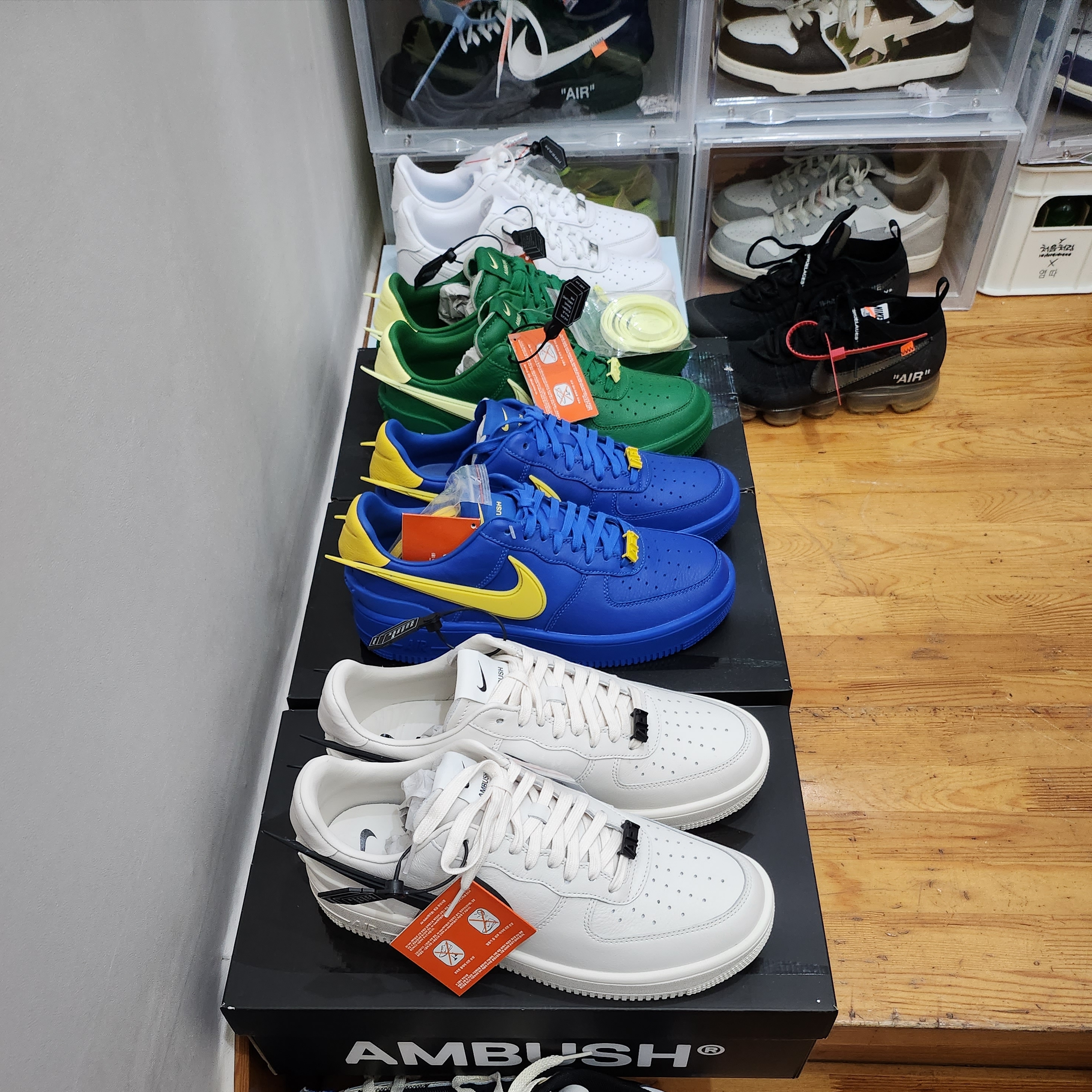 Nike x Ambush Air Force 1 Low SP Phantom 착용 스타일