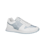 Louis Vuitton Run Away Sneakers Iridescent Textile White