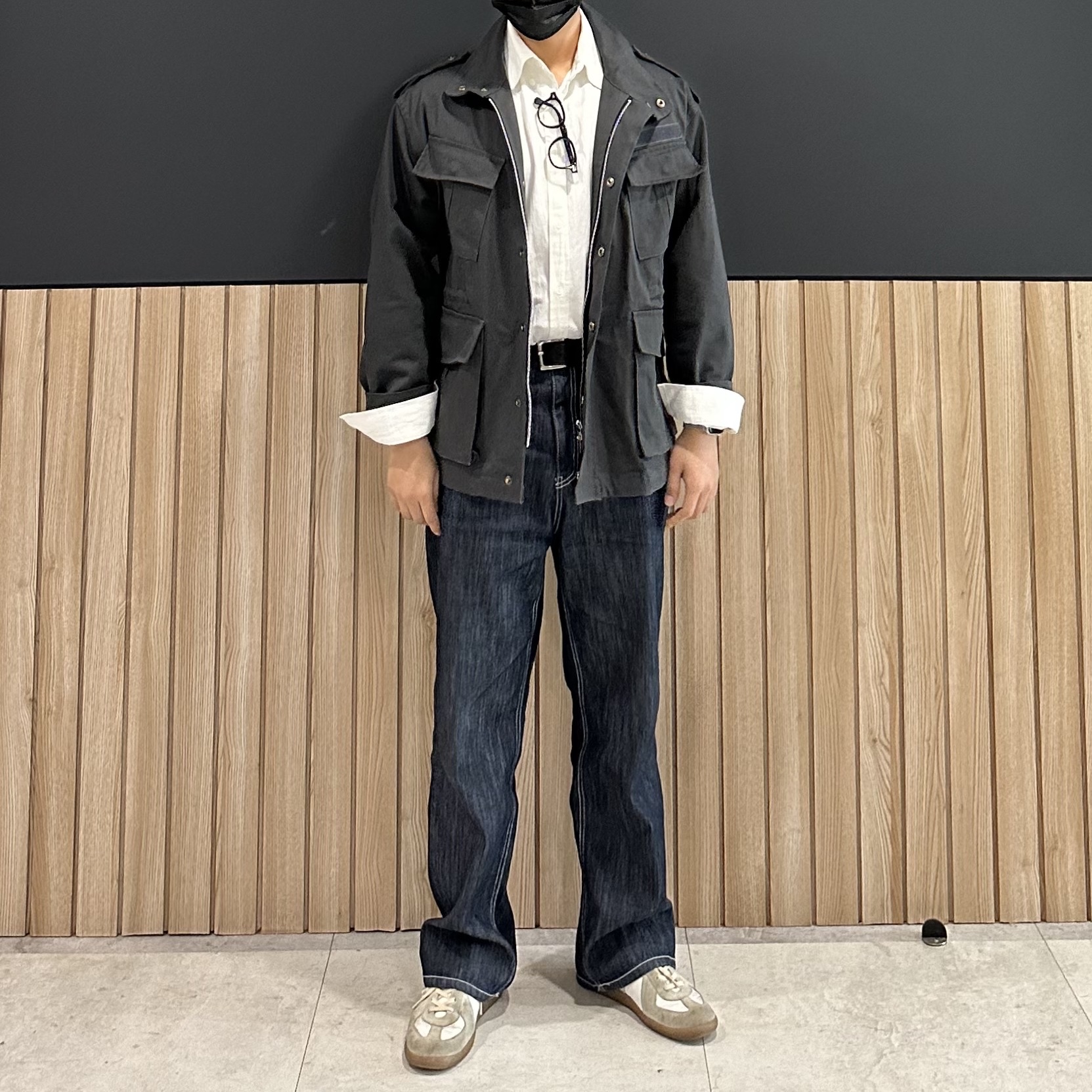 Maison Margiela Calfskin Replica Sneakers 착용 스타일