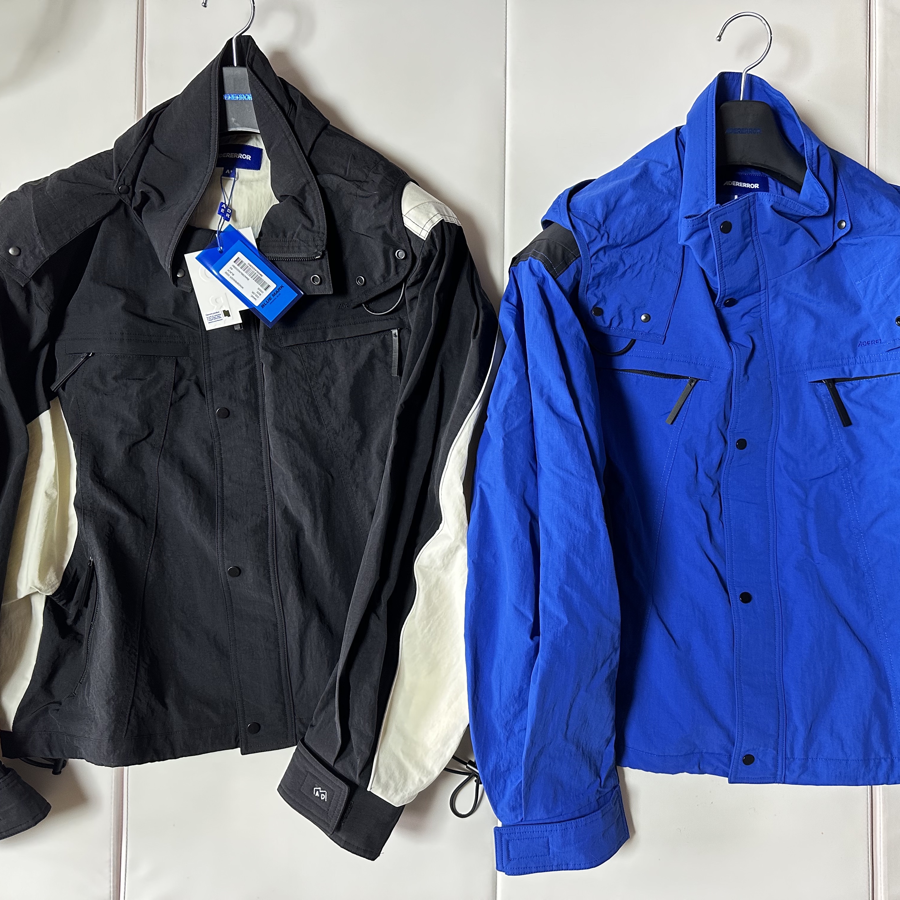 Ader Error Grampur Jumper Noir, Ader Error Grampur Jumper Z-Blue 착용 스타일