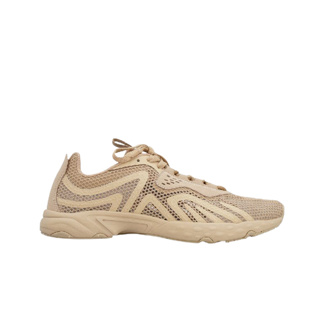 아크네 스튜디오 네트 N3W 레이스 업 스니커즈 라이트 브라운(Acne Studios Net N3w Lace Up Sneakers Light Brown)