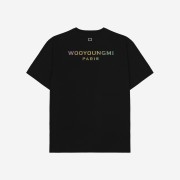 Wooyoungmi Cotton Lenticular Back Logo T-shirt Black - 23SS