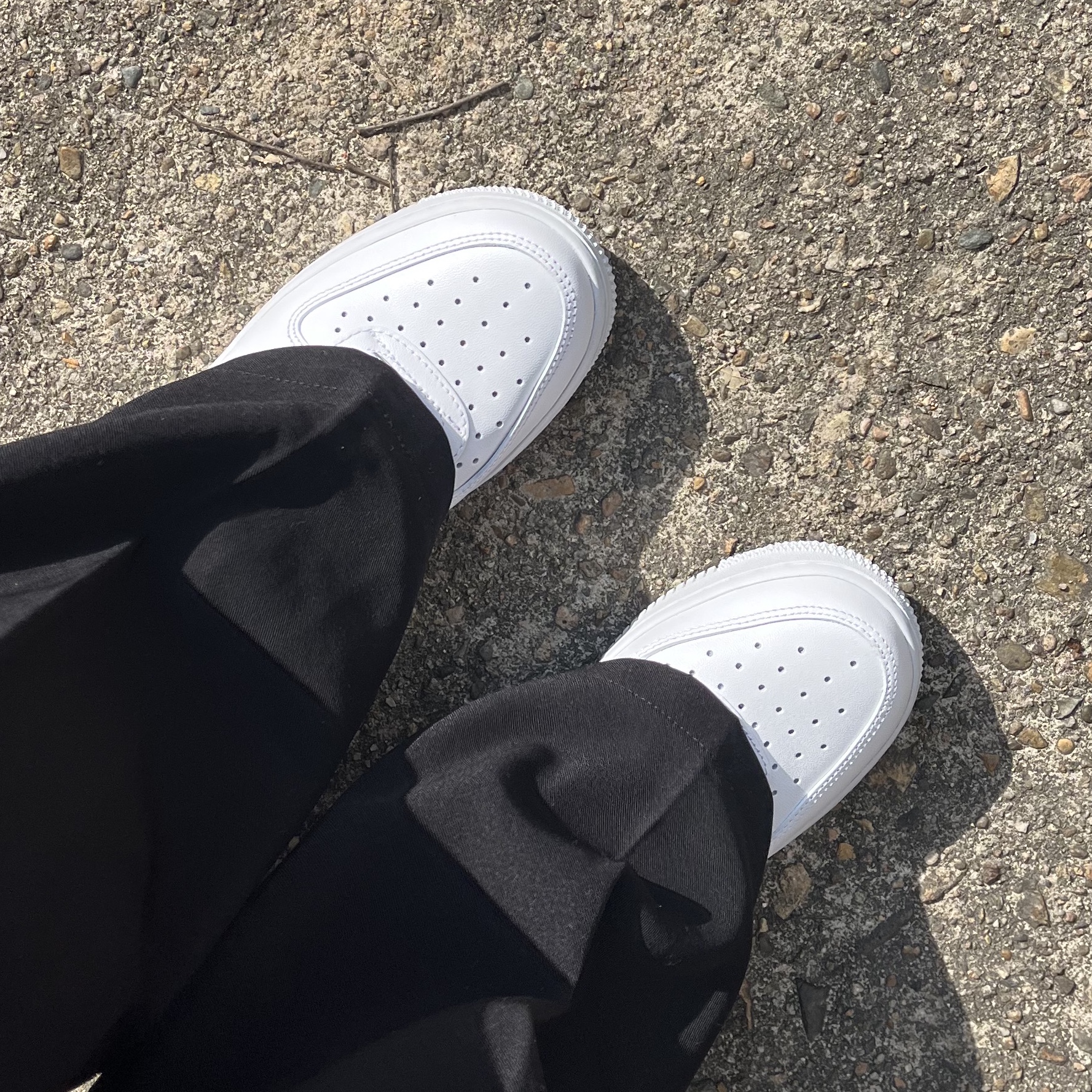 (W) Nike Air Force 1 '07 Low White 착용 스타일 - 3