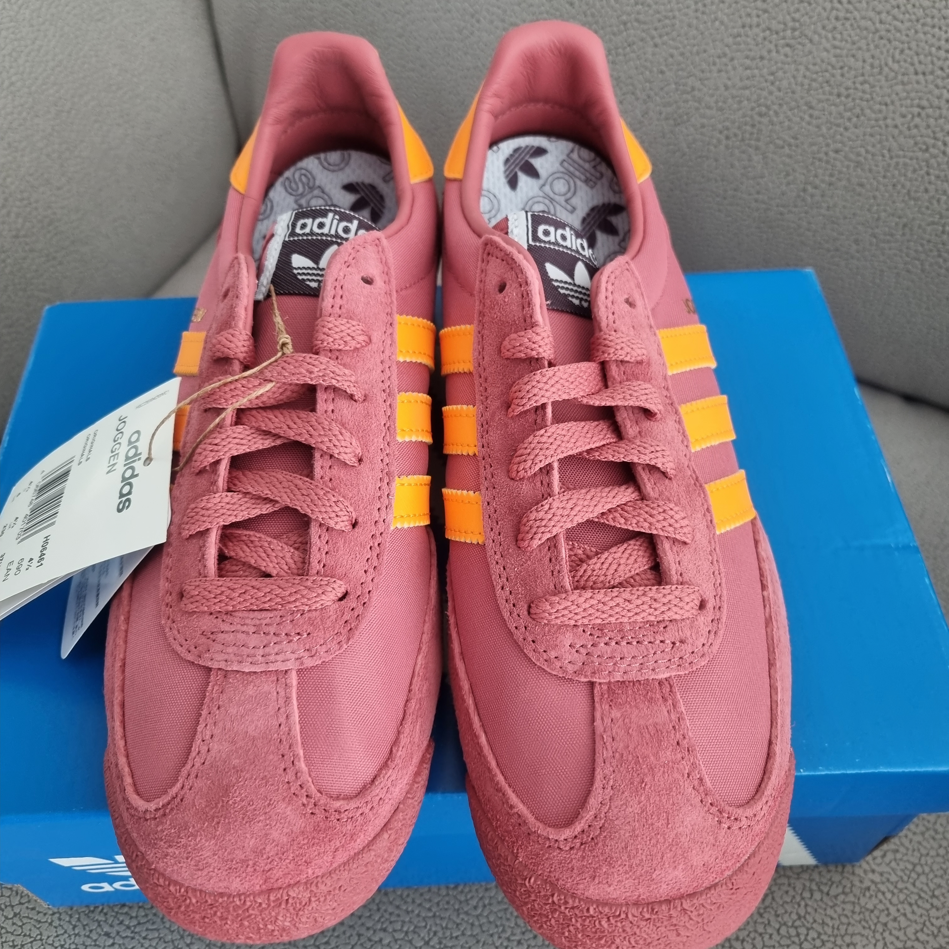 Adidas Joggen OG Wonder Red Orange Rush - Size? Exclusive 착용 스타일 - 1