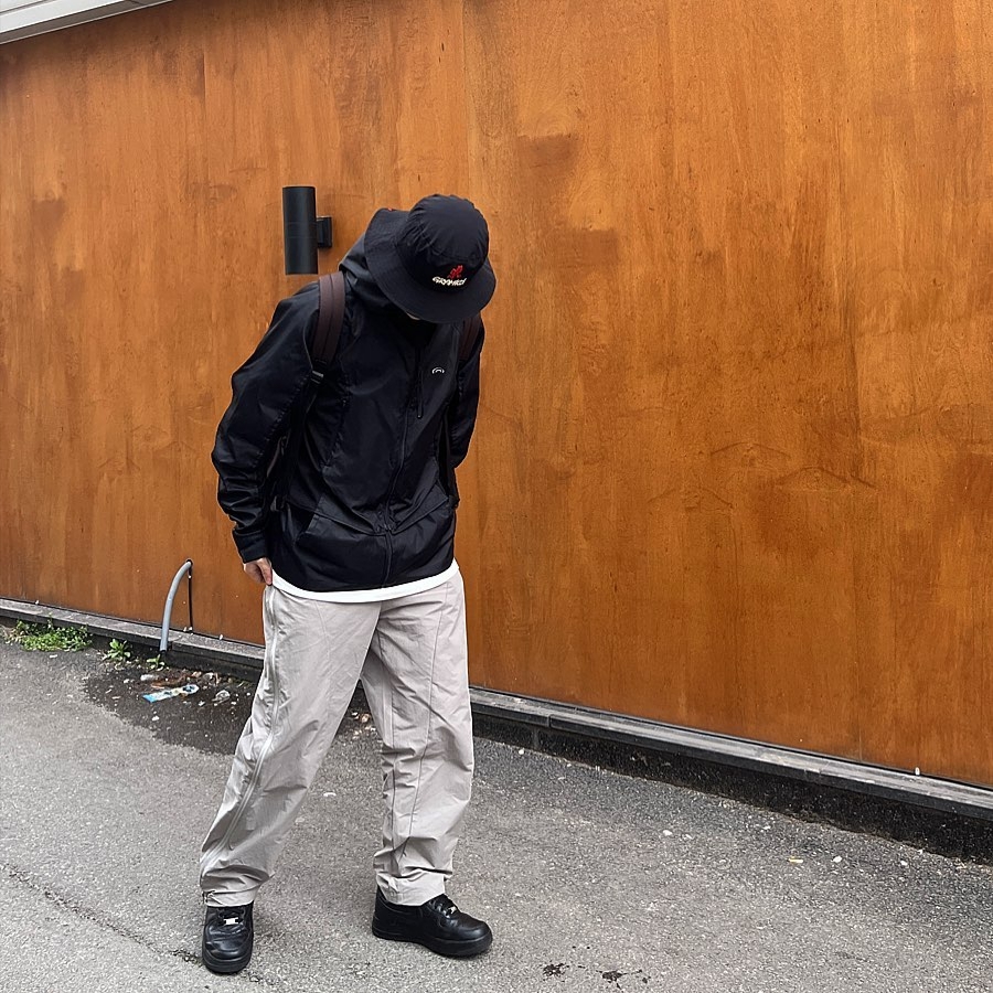 Art Of Field Assembled Jacket Black 착용 스타일