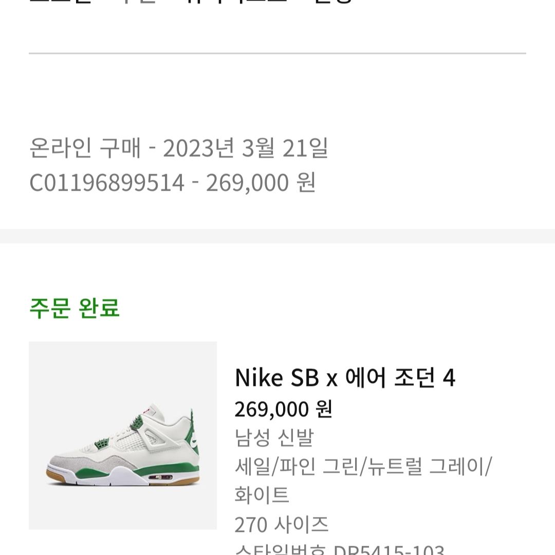 Jordan 4 x Nike SB Retro SP Pine Green 착용 스타일