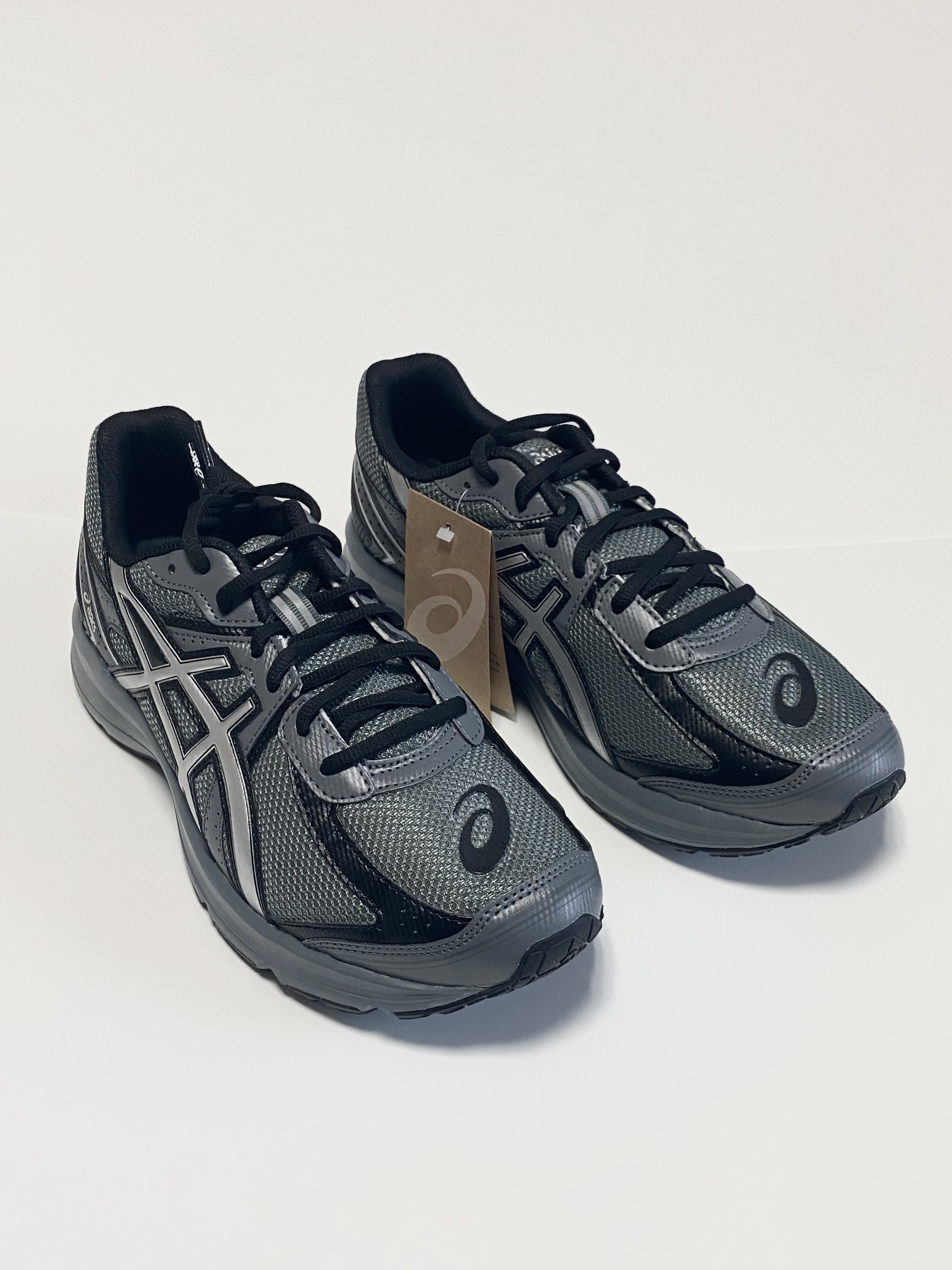 Asics Jog 100 S Steel Grey - 2E Wide 착용 스타일 - 2