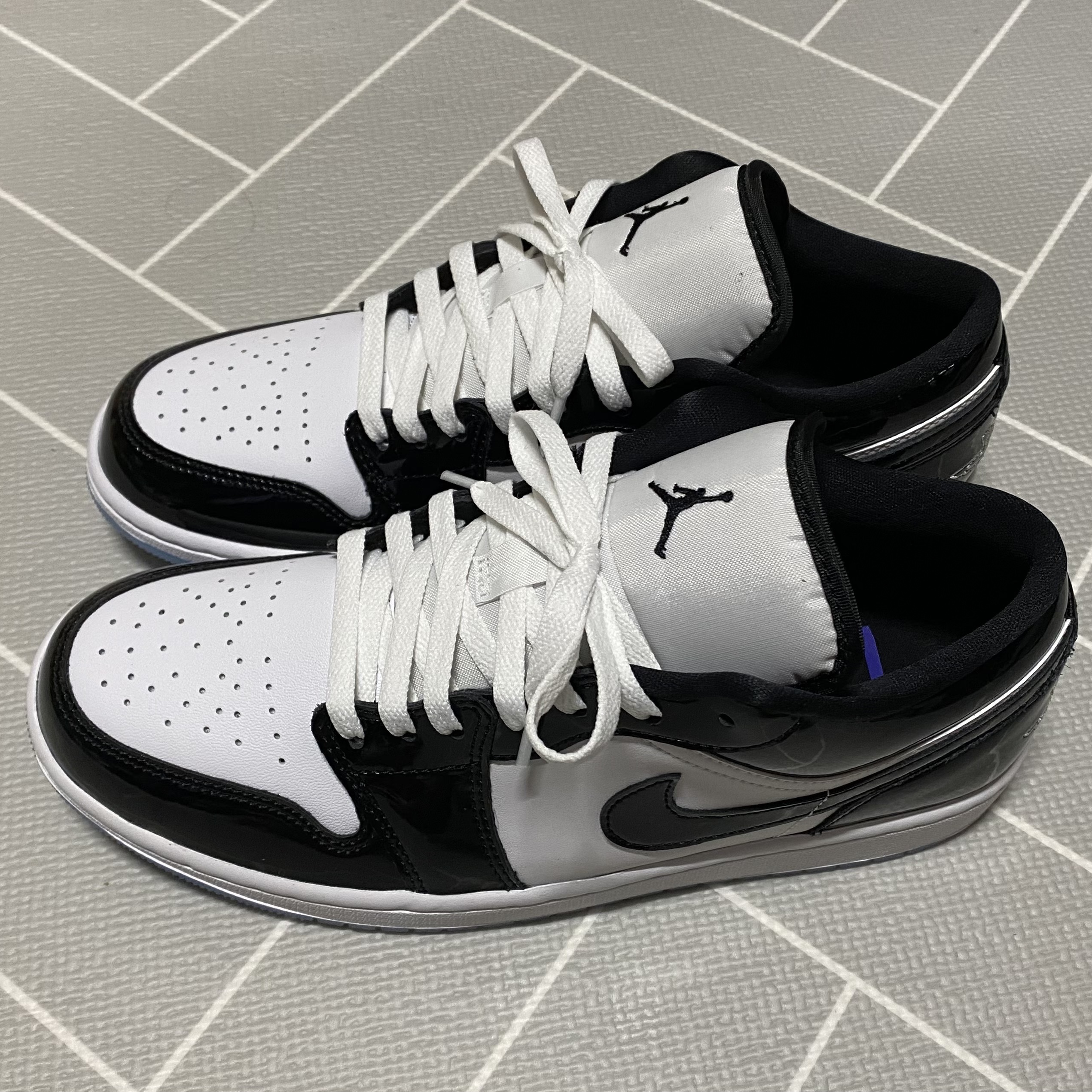 Jordan 1 Low SE Concord, (GS) Jordan 1 Low SE Concord 착용 스타일 - 1