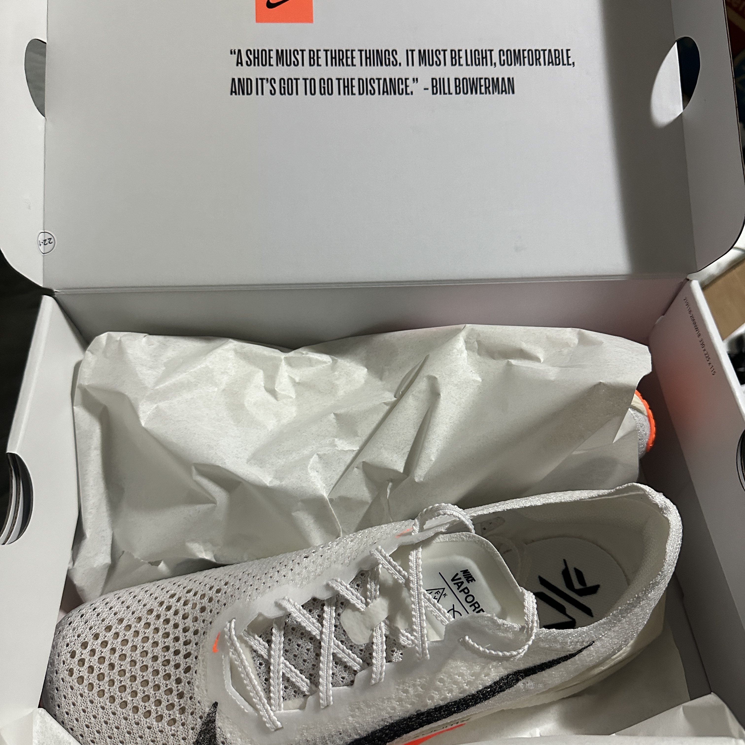 Nike ZoomX Vaporfly Next% 3 Prototype White 착용 스타일
