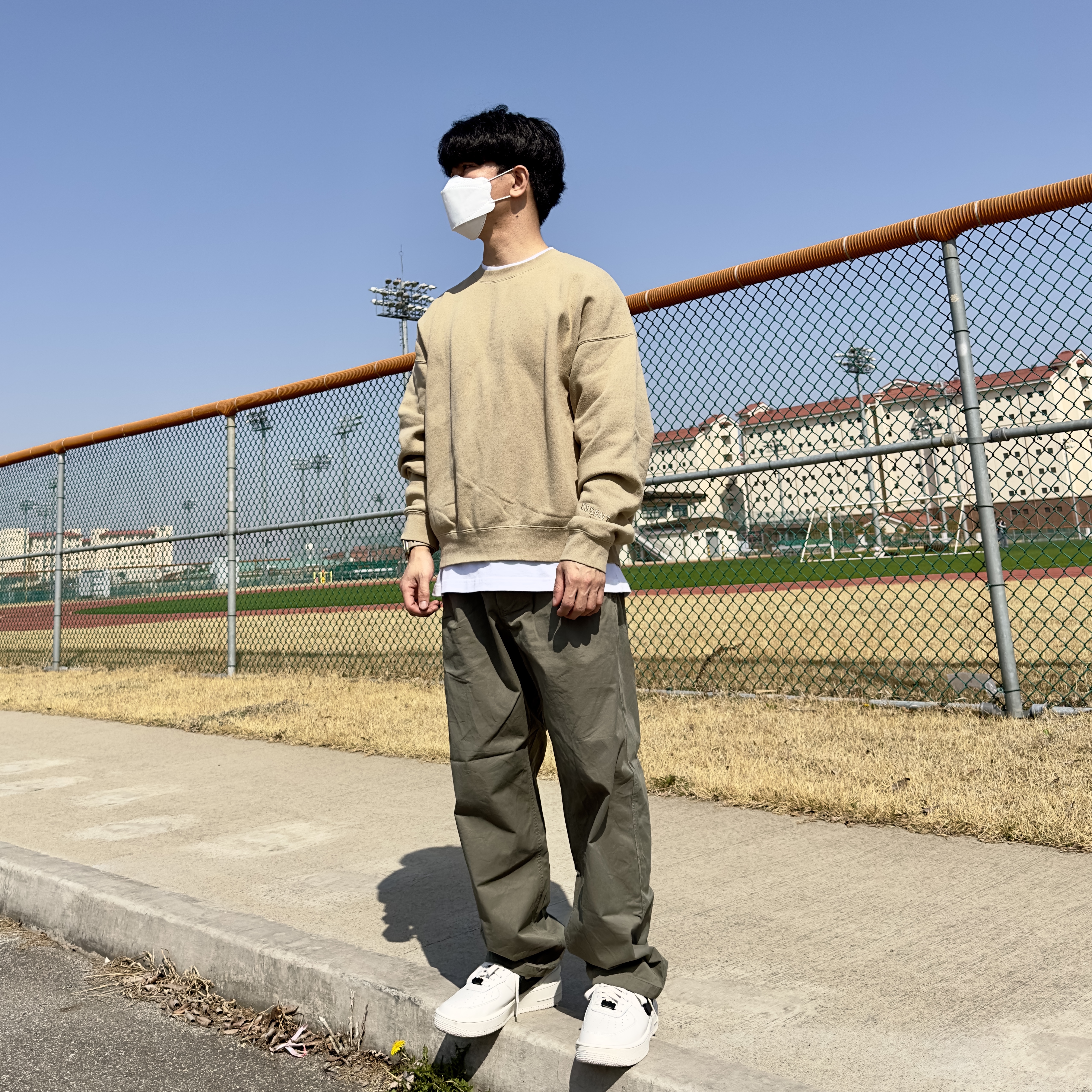 Nike x Ambush Air Force 1 Low SP Phantom 착용 스타일 - 1