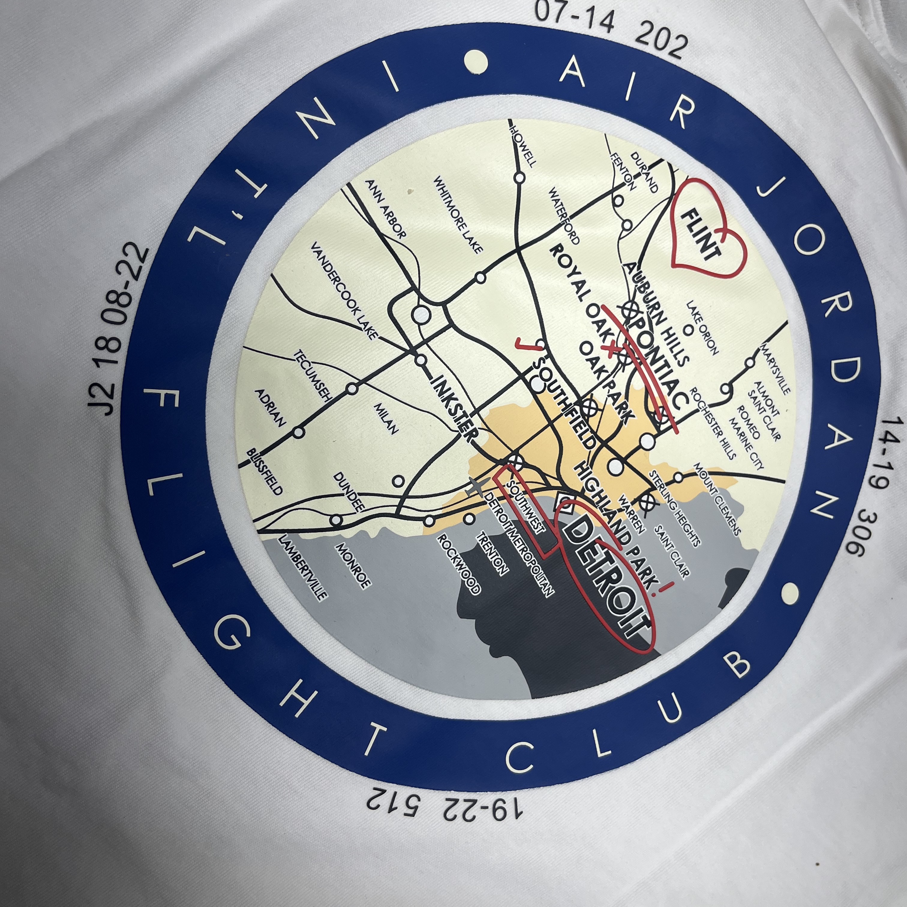 Jordan x Two 18 T-Shirt Sail - Asia 착용 스타일 - 4