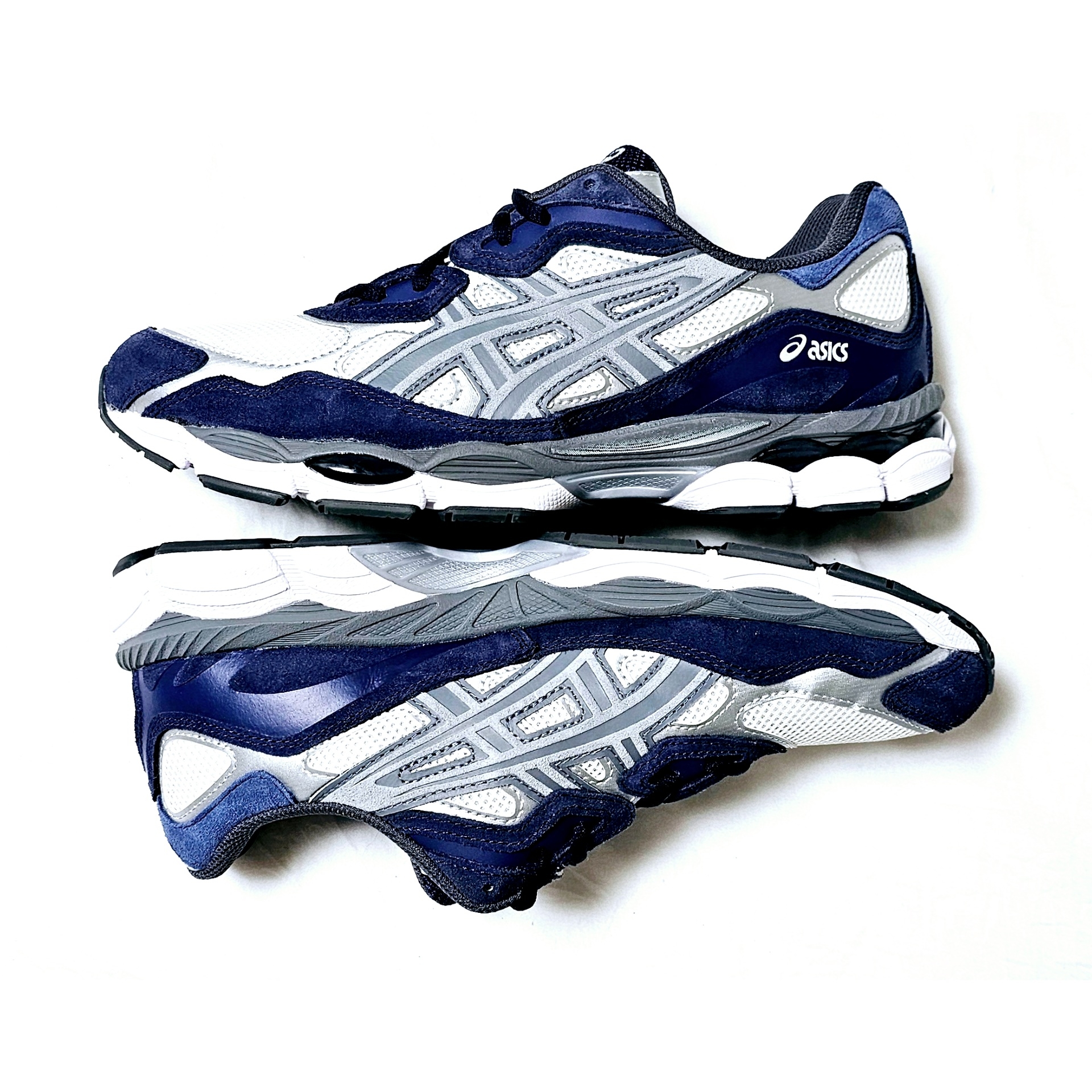 Asics Gel-NYC Cream Steel Grey 착용 스타일 - 4