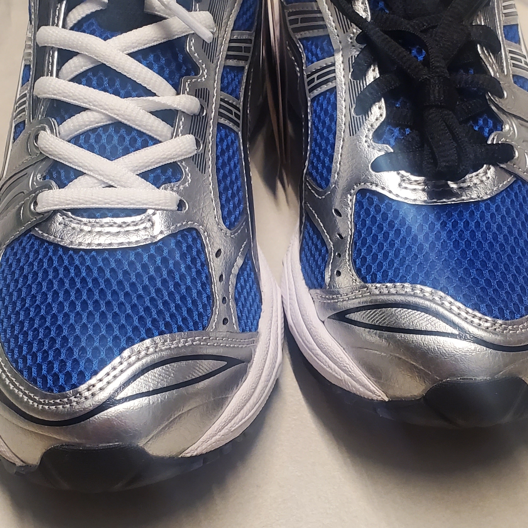 Asics Gel-Kayano 14 Monaco Blue Black 착용 스타일 - 1