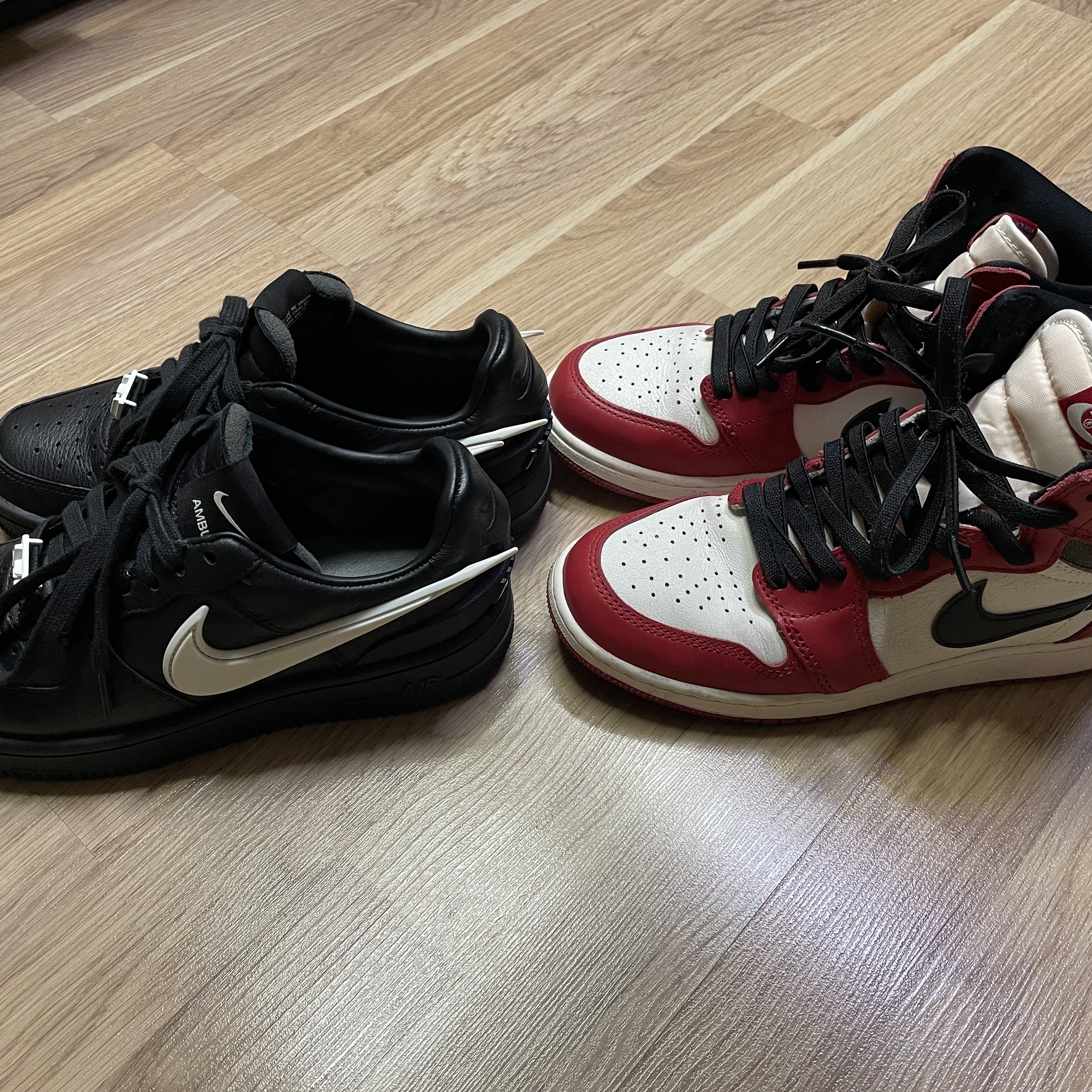 Nike x Ambush Air Force 1 Low SP Black 착용 스타일 - 3