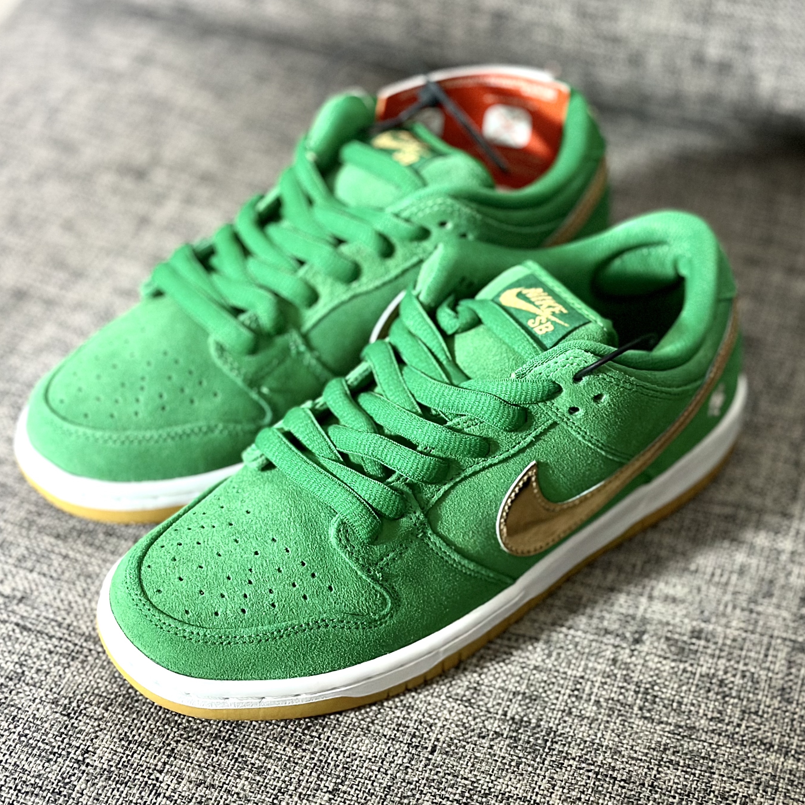 Nike SB Dunk Low Pro Shamrock 착용 스타일
