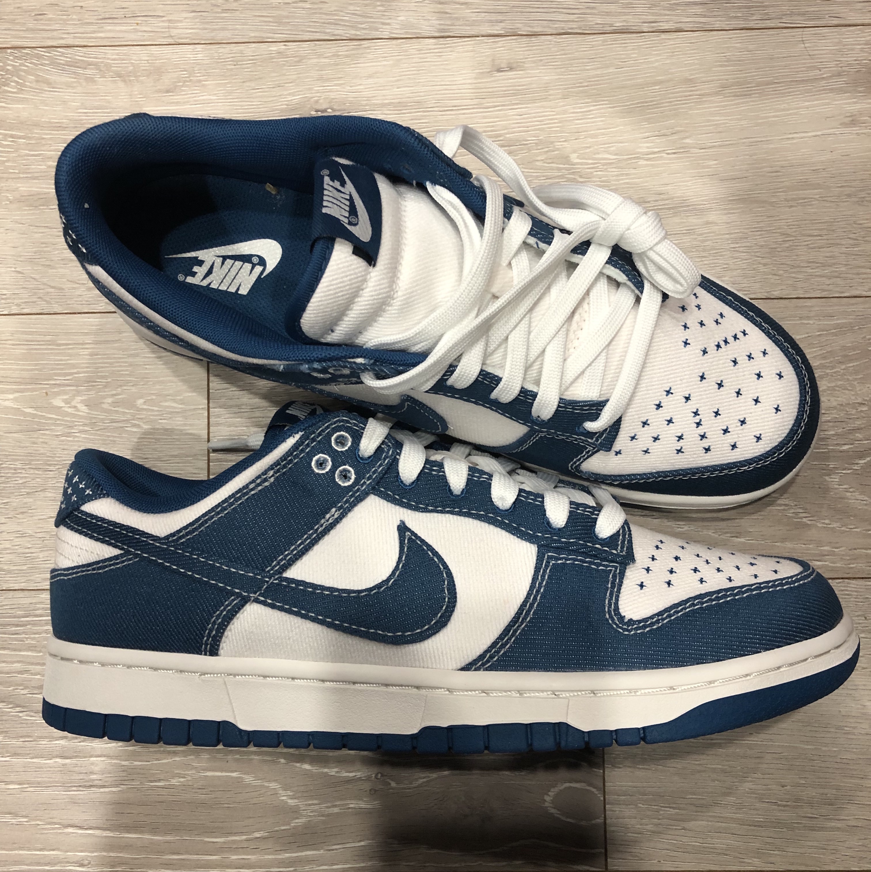 Nike Dunk Low Retro SE Industrial Blue 착용 스타일