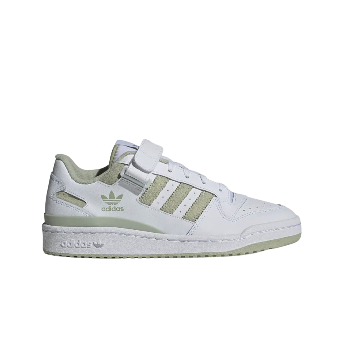 아디다스 포럼 로우 화이트 헤일로 그린