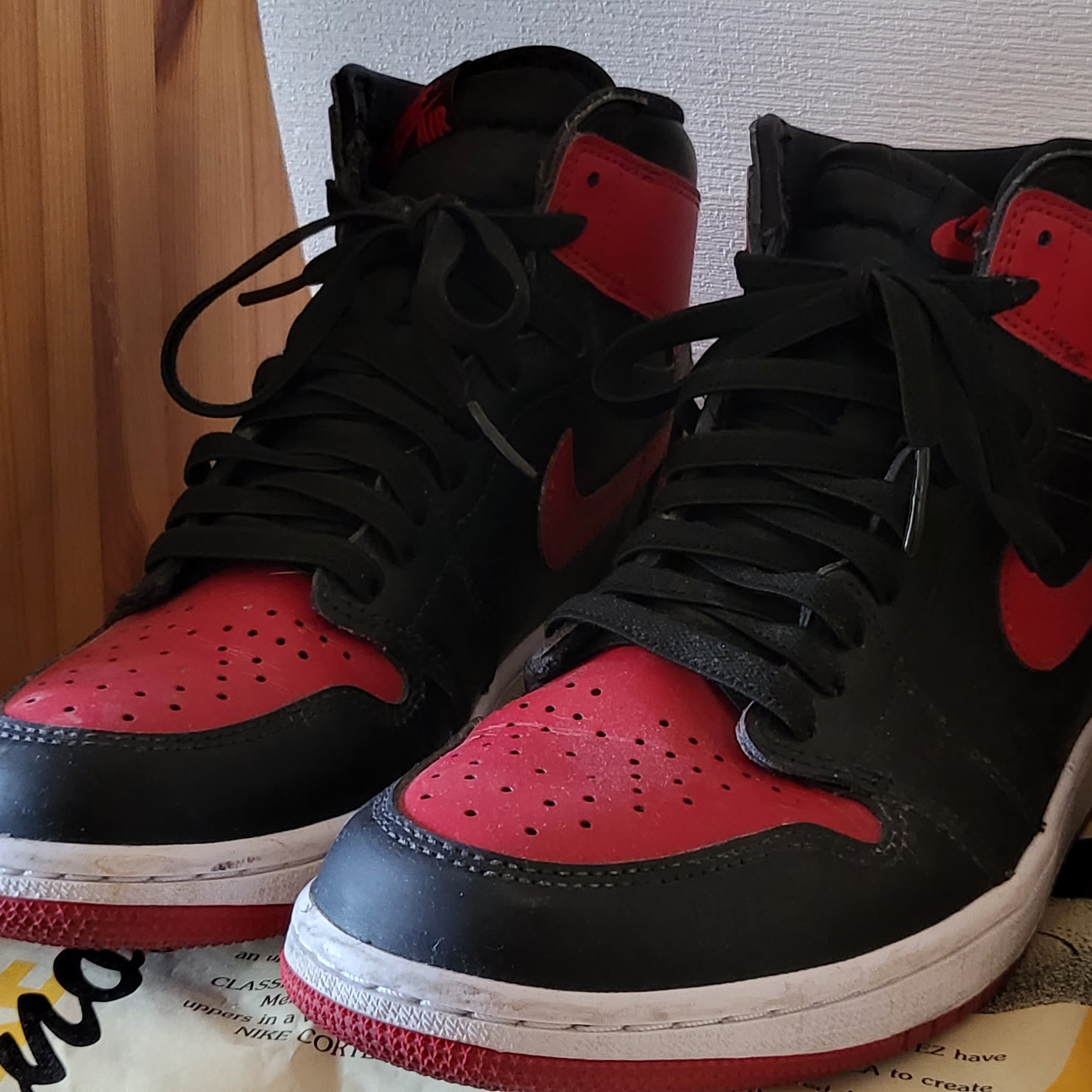 Jordan 1 Retro High OG Patent Bred 착용 스타일