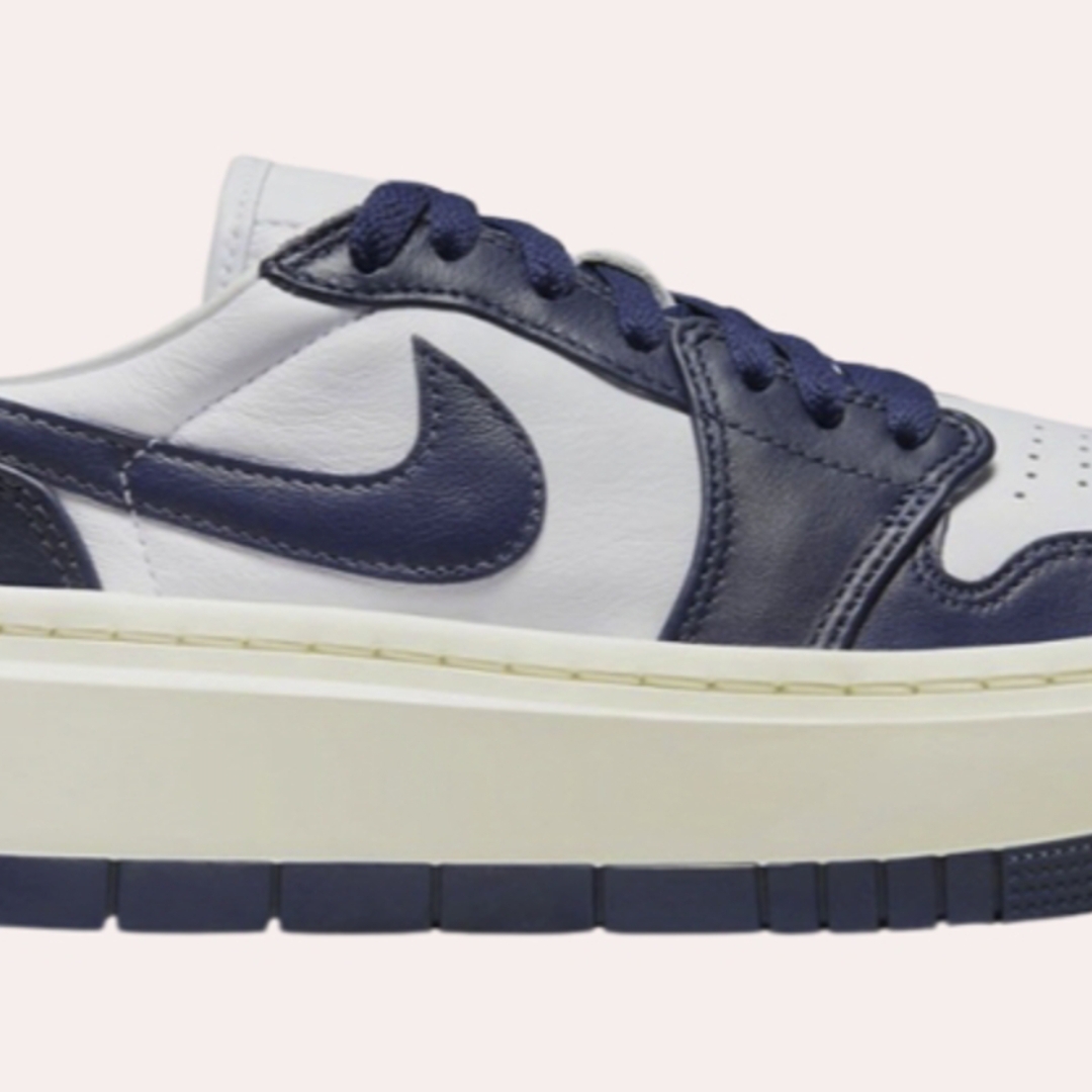 (W) Jordan 1 Elevate Low Midnight Navy 착용 스타일