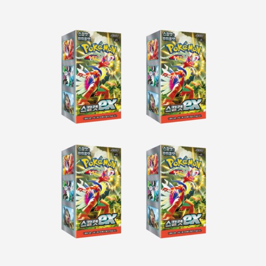 포켓몬 카드 게임 스칼렛&바이올렛 확장팩 스칼렛 EX 4박스 (총 120팩)