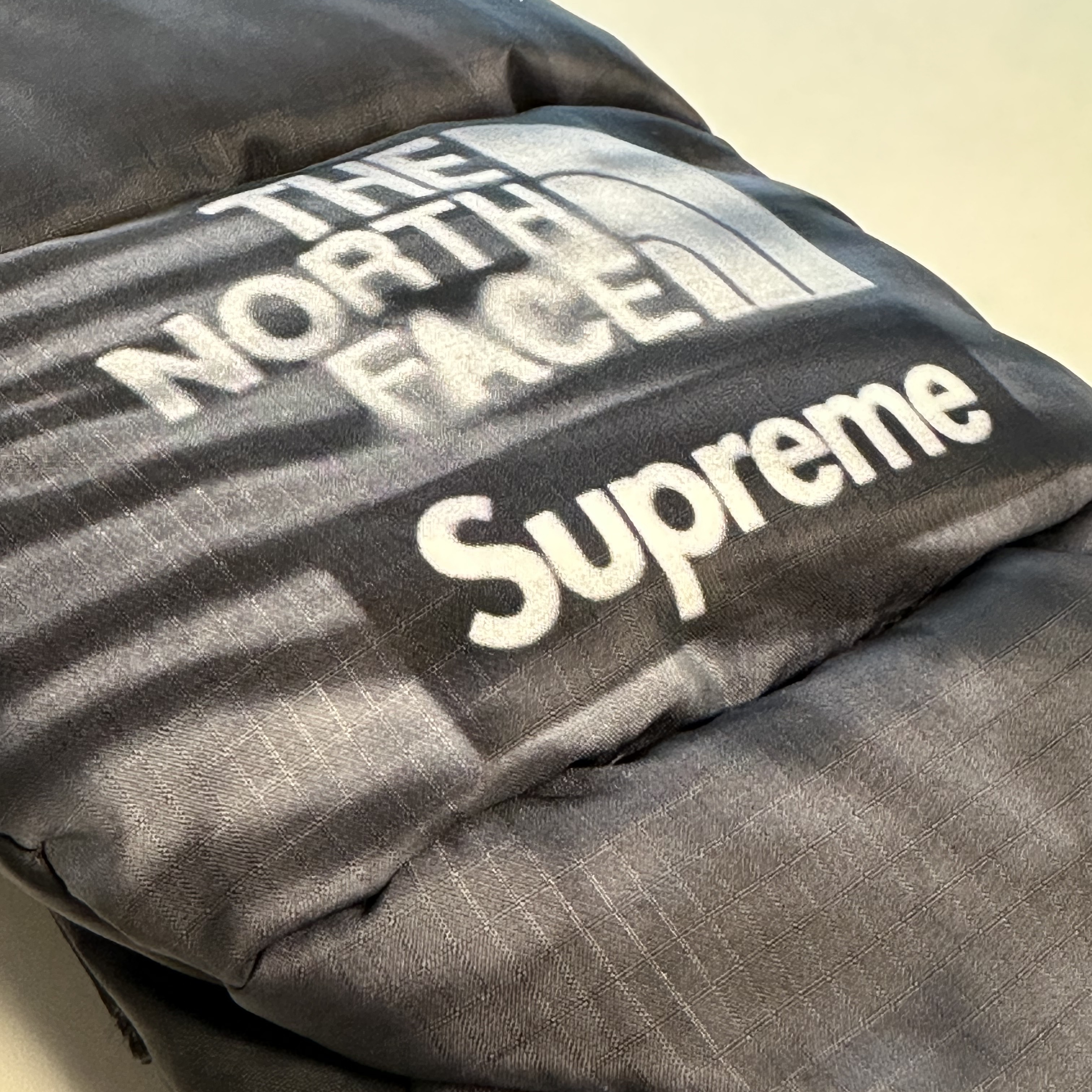 Supreme x The North Face Trompe L'oeil Printed Montana Mitt Black - 23SS 착용 스타일 - 2