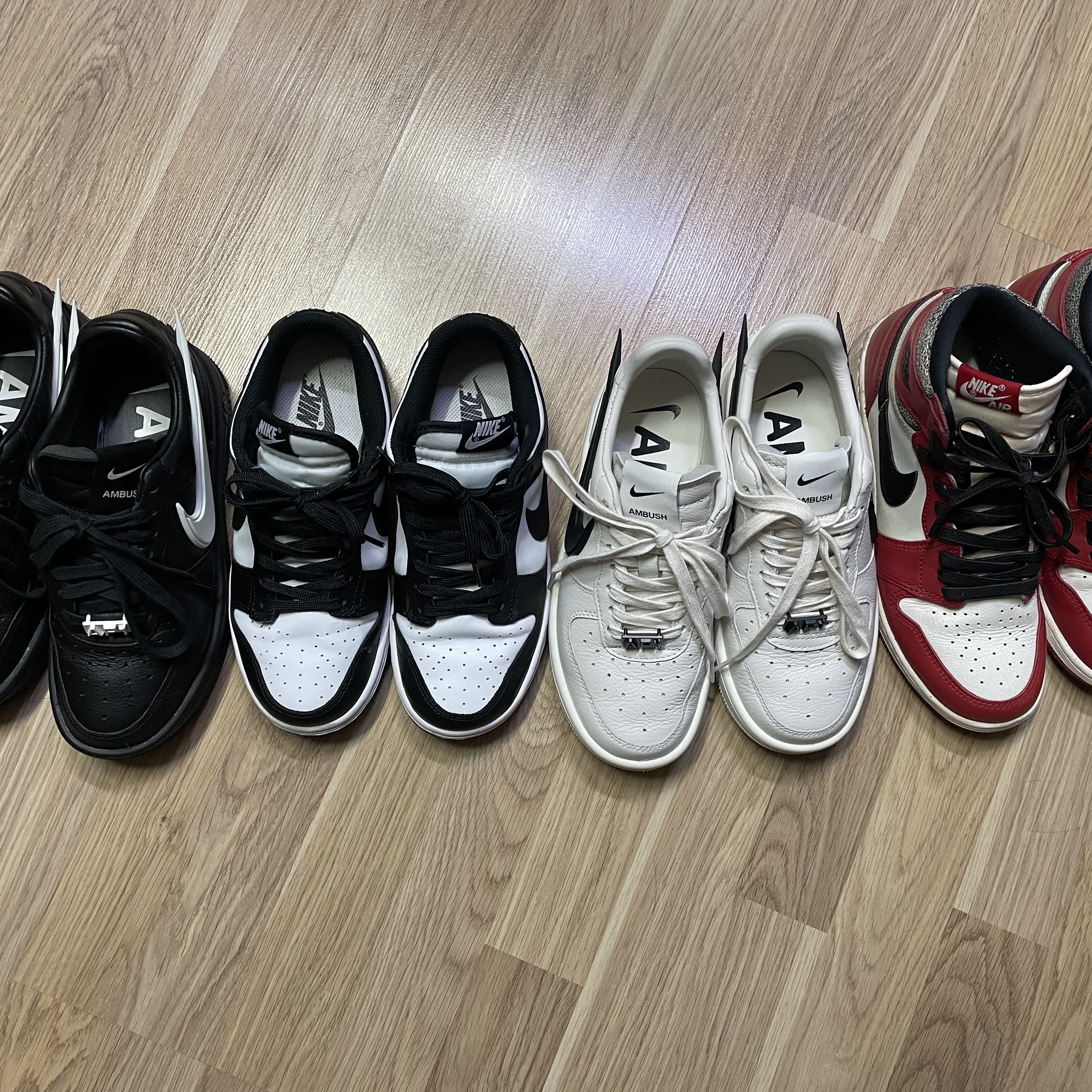 Nike x Ambush Air Force 1 Low SP Black 착용 스타일 - 5