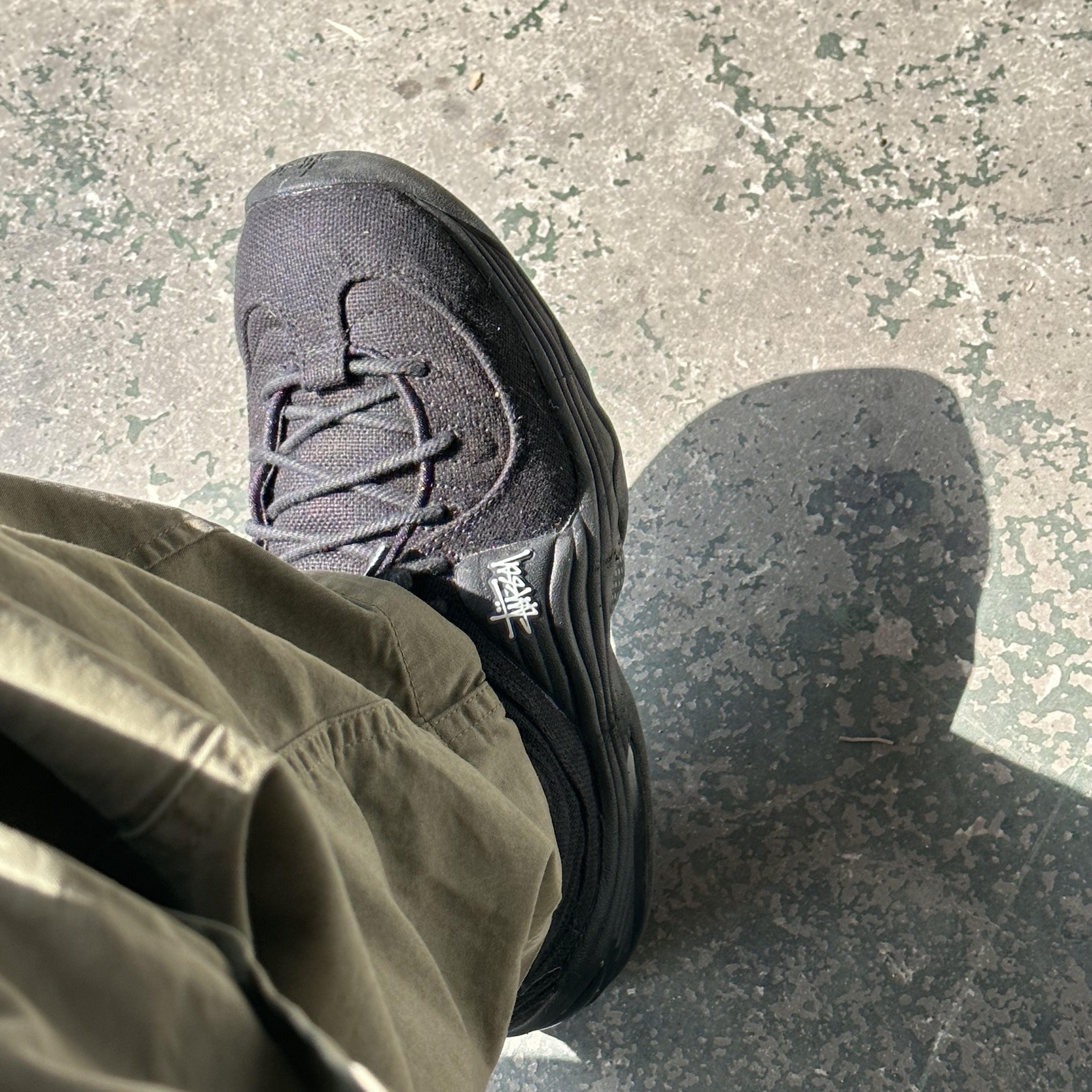 Nike x Stussy Air Penny II Black 착용 스타일
