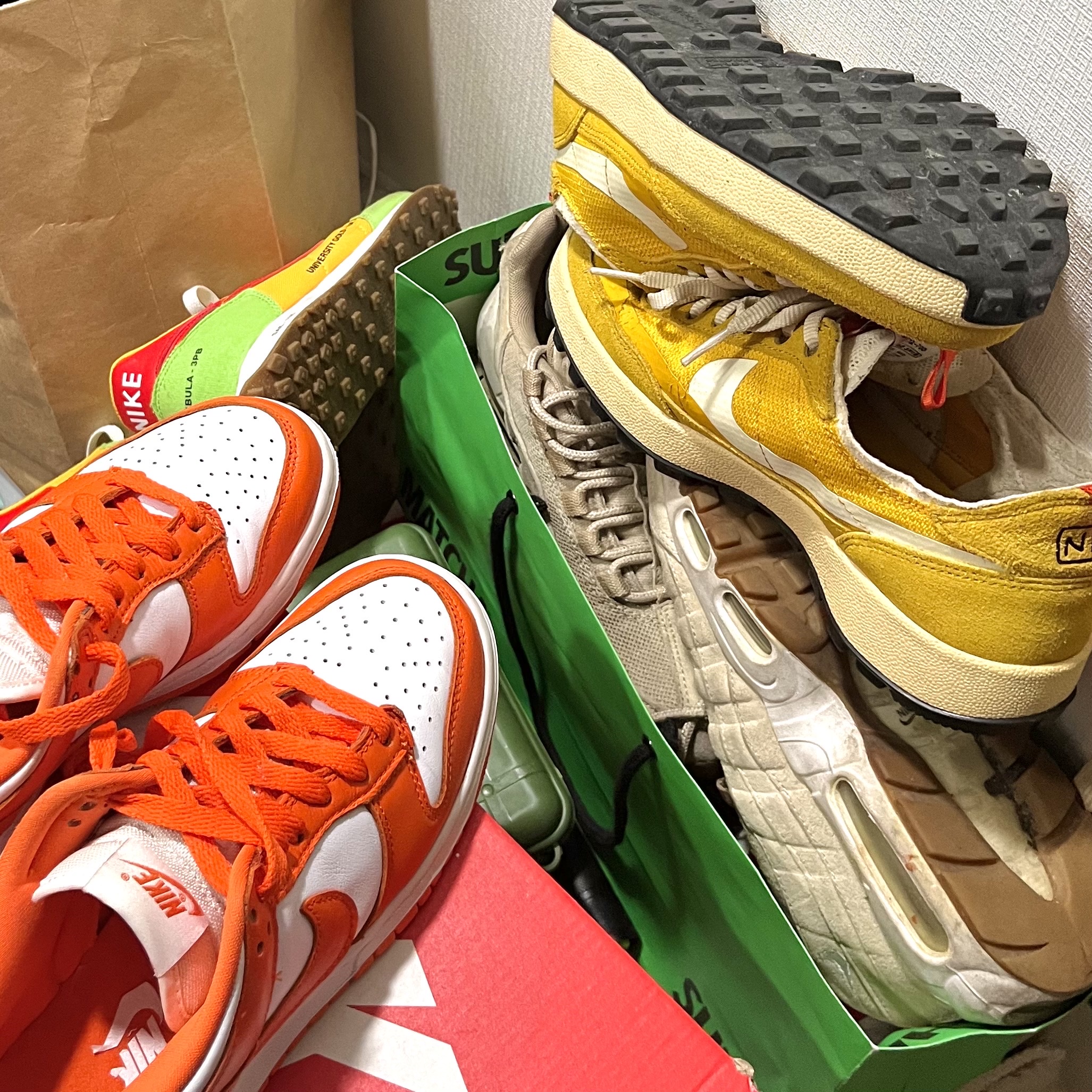 Nike Dunk Low SP Syracuse 2020, Nike x Tom Sachs General Purpose Shoe Archive 착용 스타일
