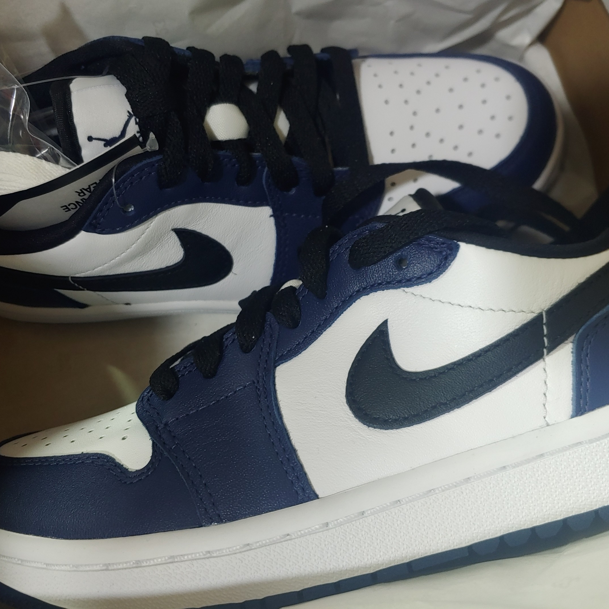 Jordan 1 Low Golf Midnight Navy 착용 스타일