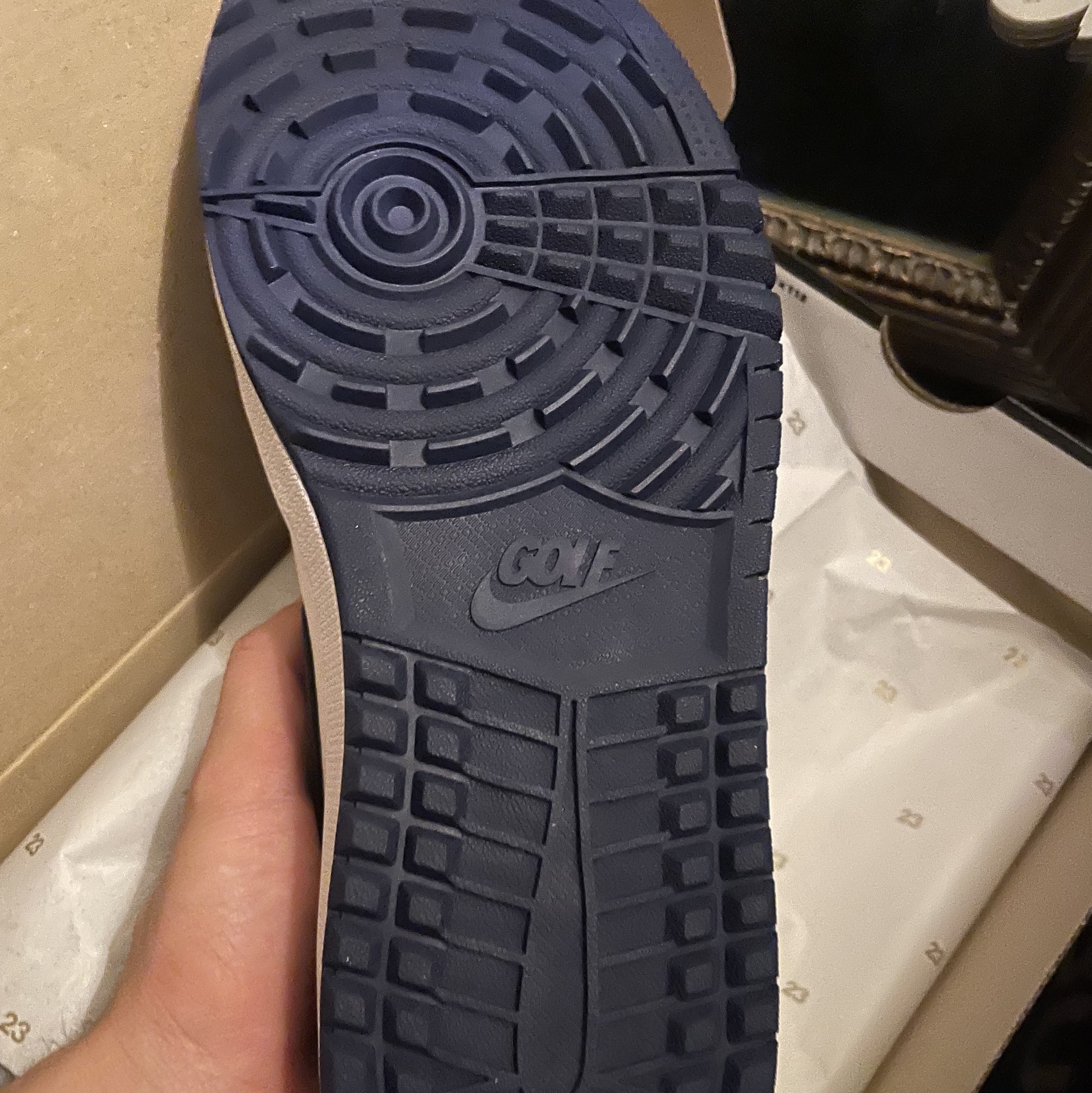Jordan 1 Low Golf Midnight Navy 착용 스타일 - 2