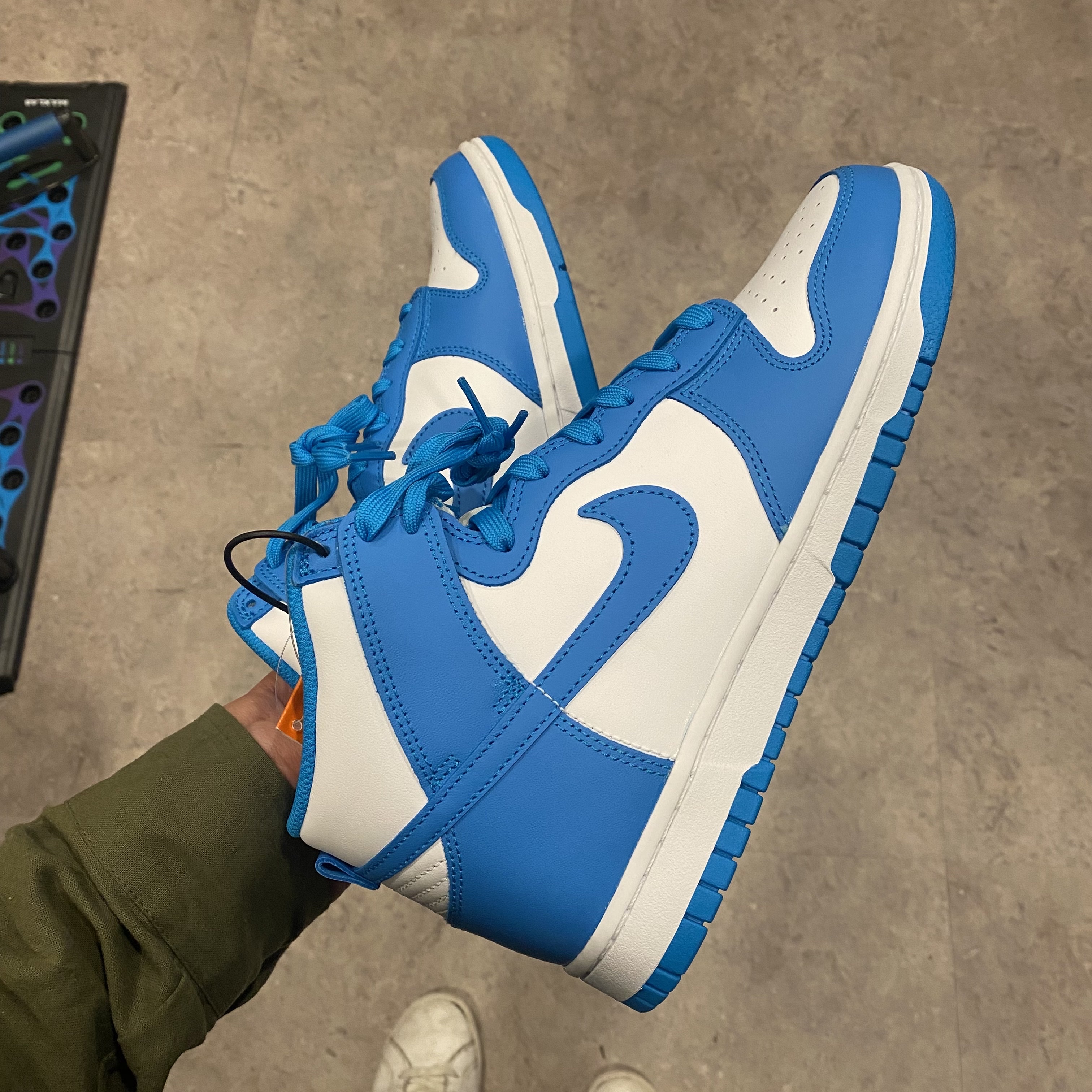 Nike Dunk High Retro Championship Blue 착용 스타일