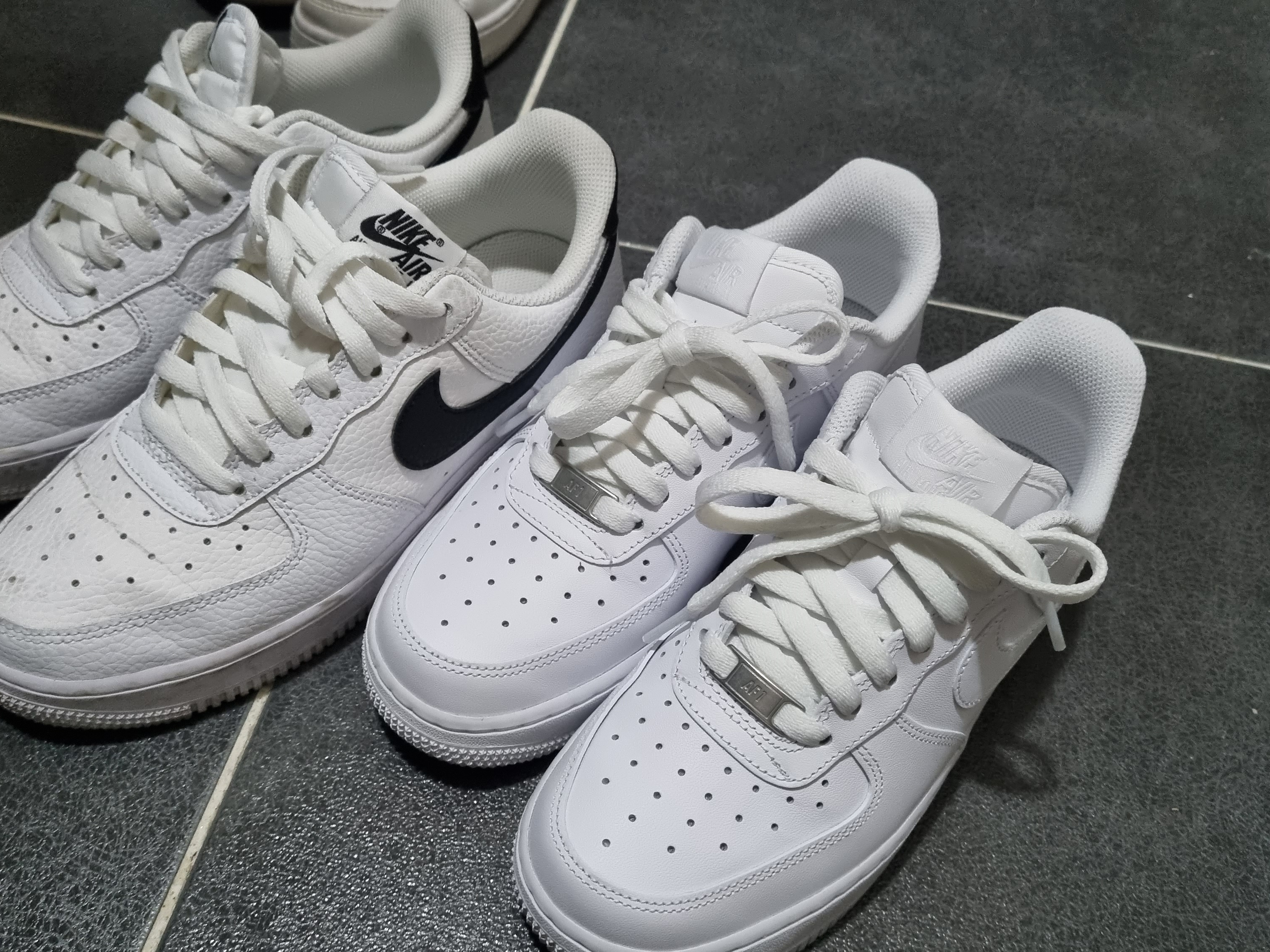 (W) Nike Air Force 1 '07 Low White 착용 스타일 - 1