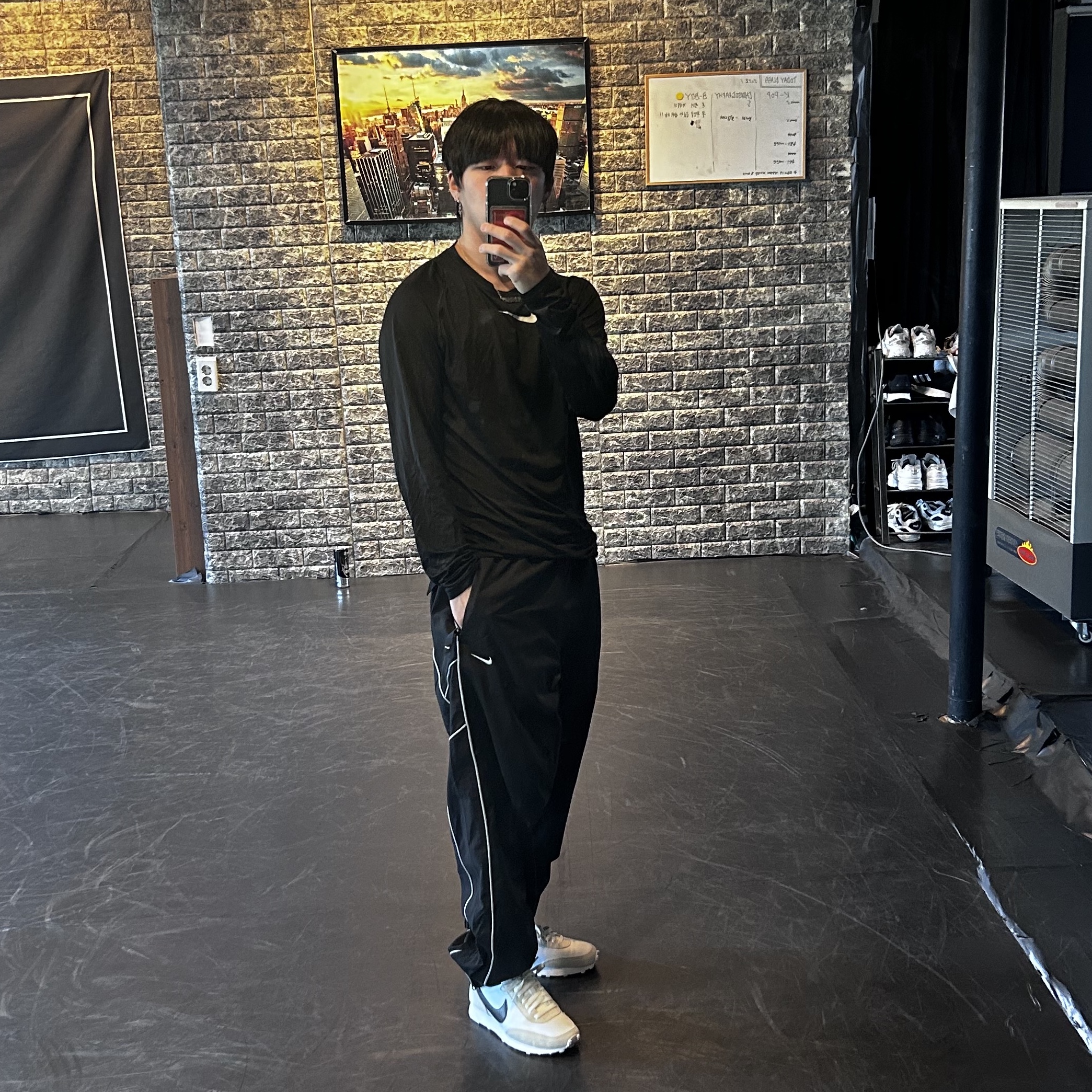 (W) Nike Daybreak Summit White Black 착용 스타일