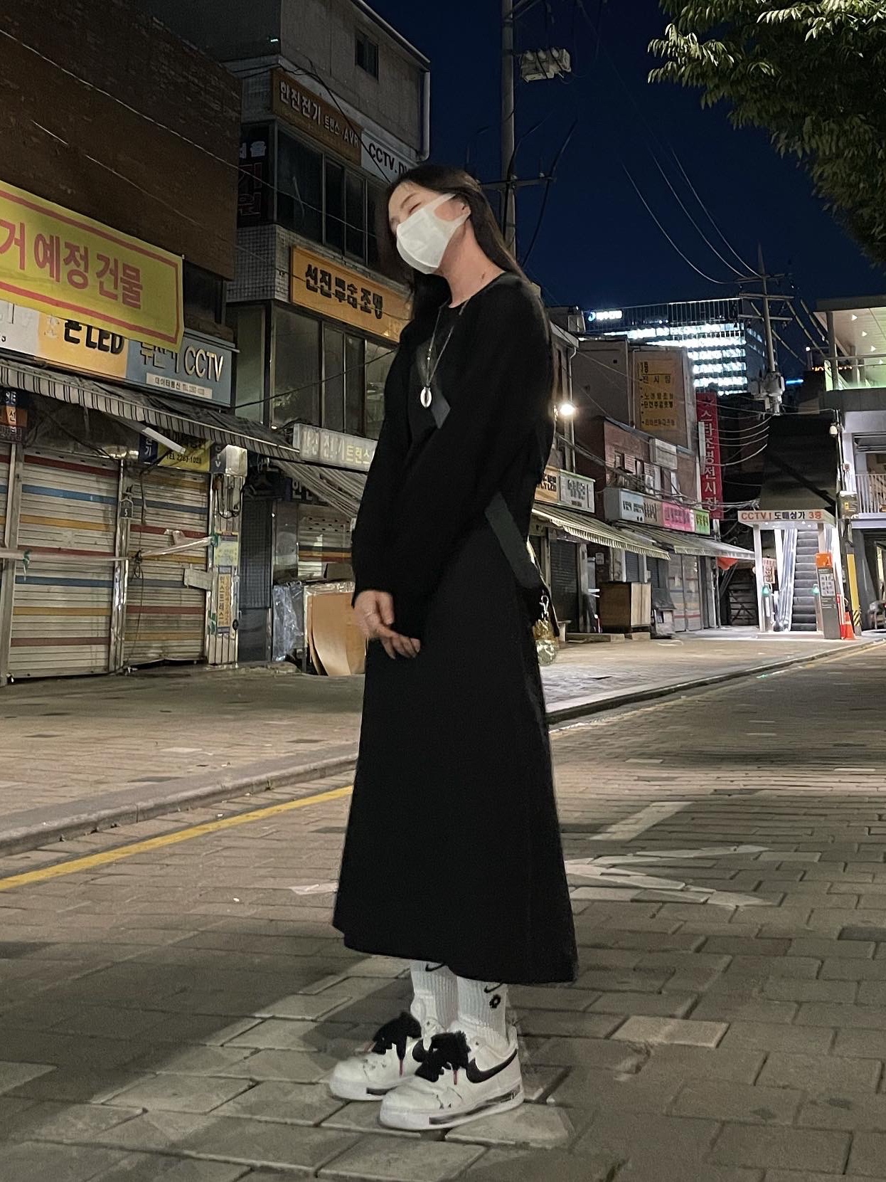 Nike x Peaceminusone Air Force 1 Low Para-Noise 2.0 착용 스타일 - 1