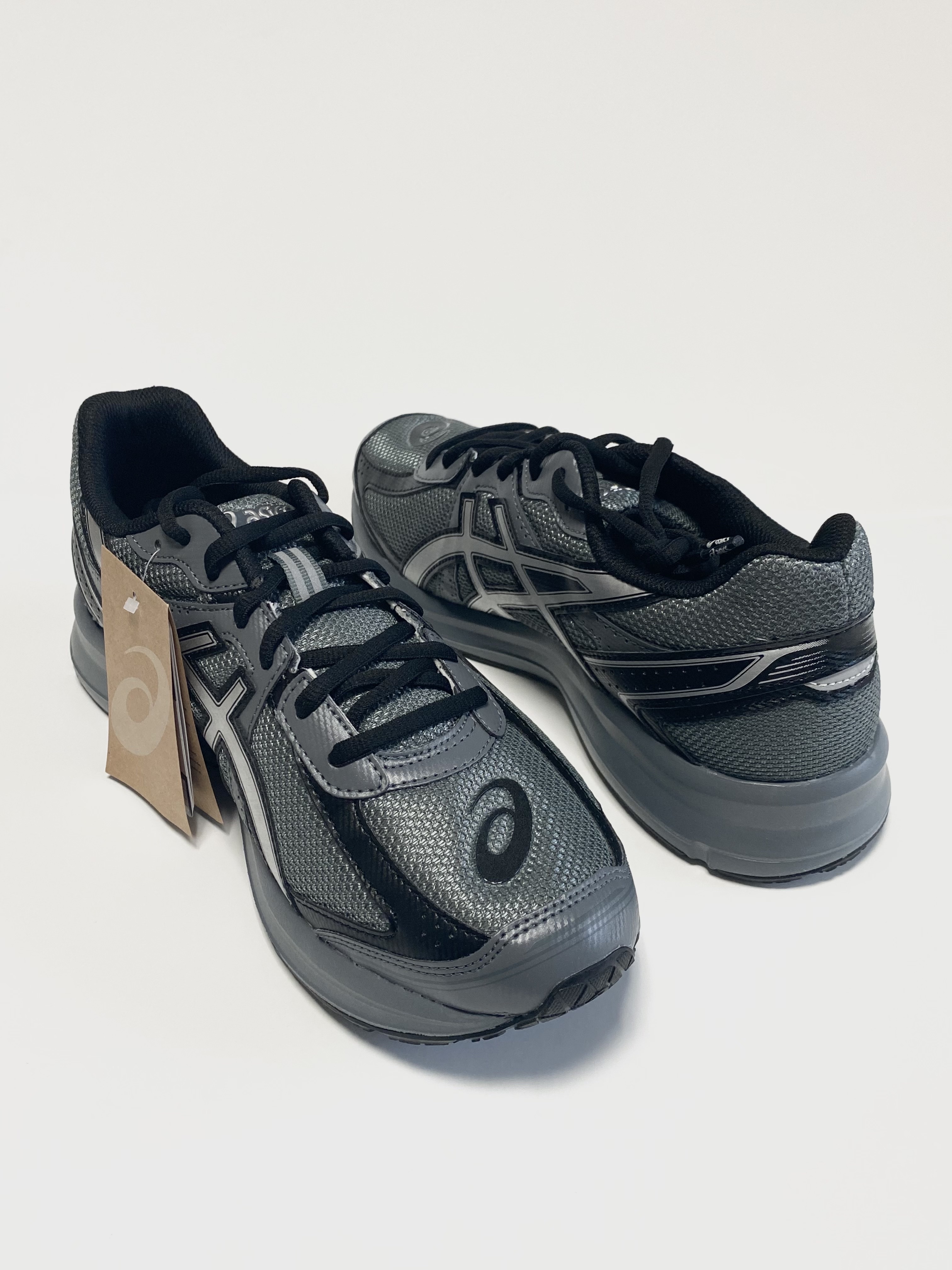 Asics Jog 100 S Steel Grey - 2E Wide 착용 스타일 - 1