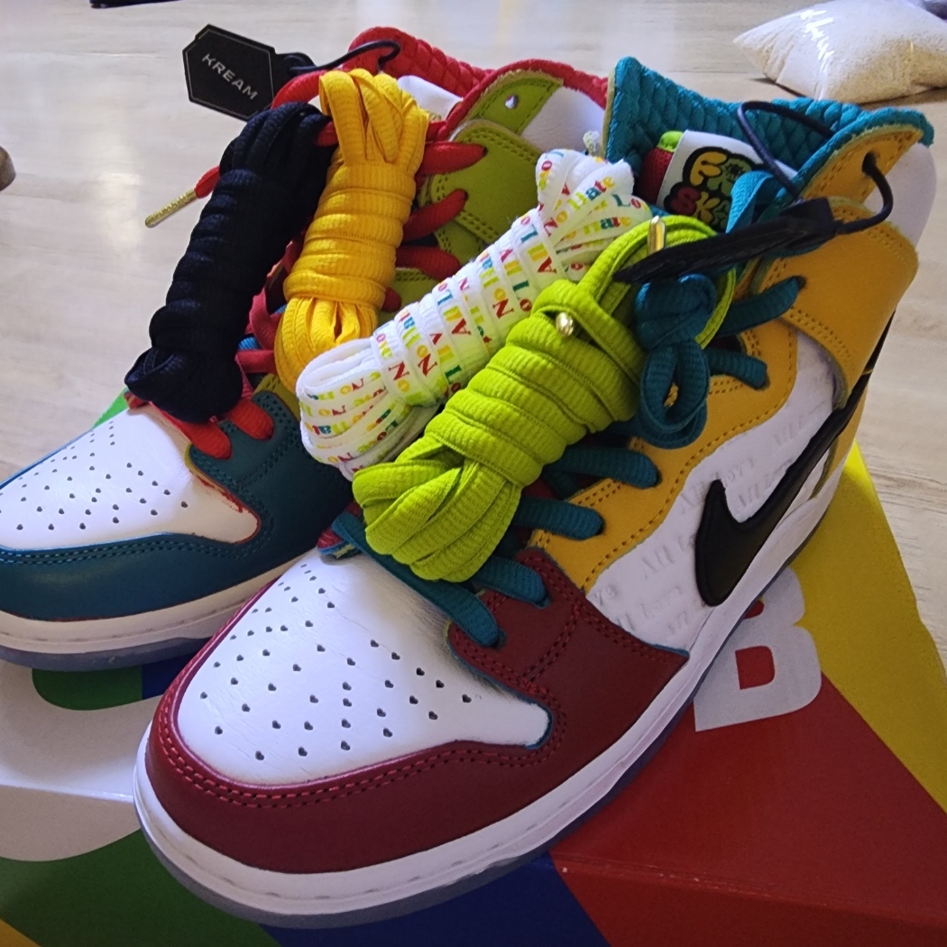 Nike x froSkate SB Dunk High Pro QS All Love 착용 스타일 - 1