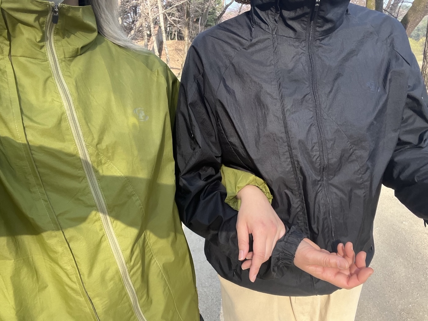 Sansan Gear Light Jacket Green - 22SS 착용 스타일 - 2
