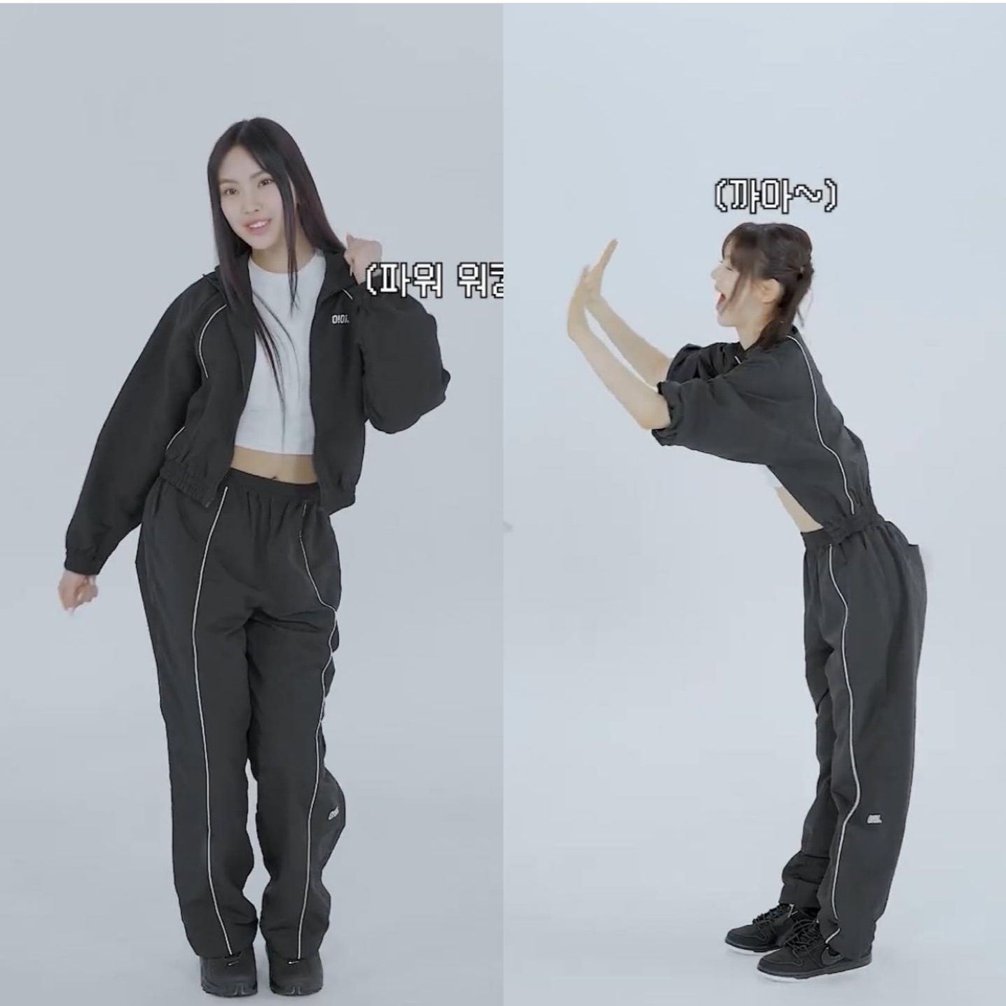 (W) Nike Air Max 97 Black Anthracite, (W) Nike Dunk High Vintage Black 착용 스타일 - 3