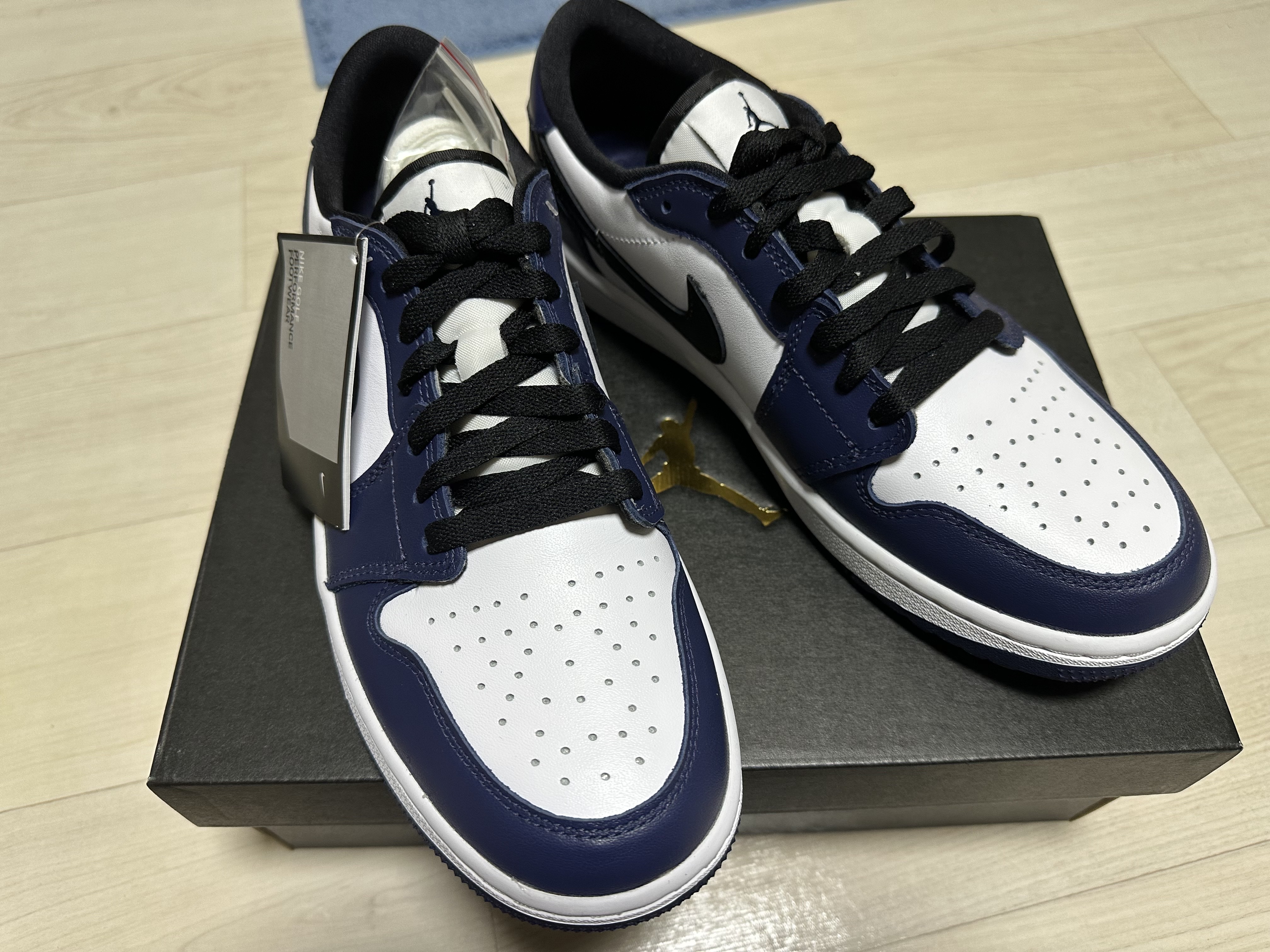 Jordan 1 Low Golf Midnight Navy 착용 스타일