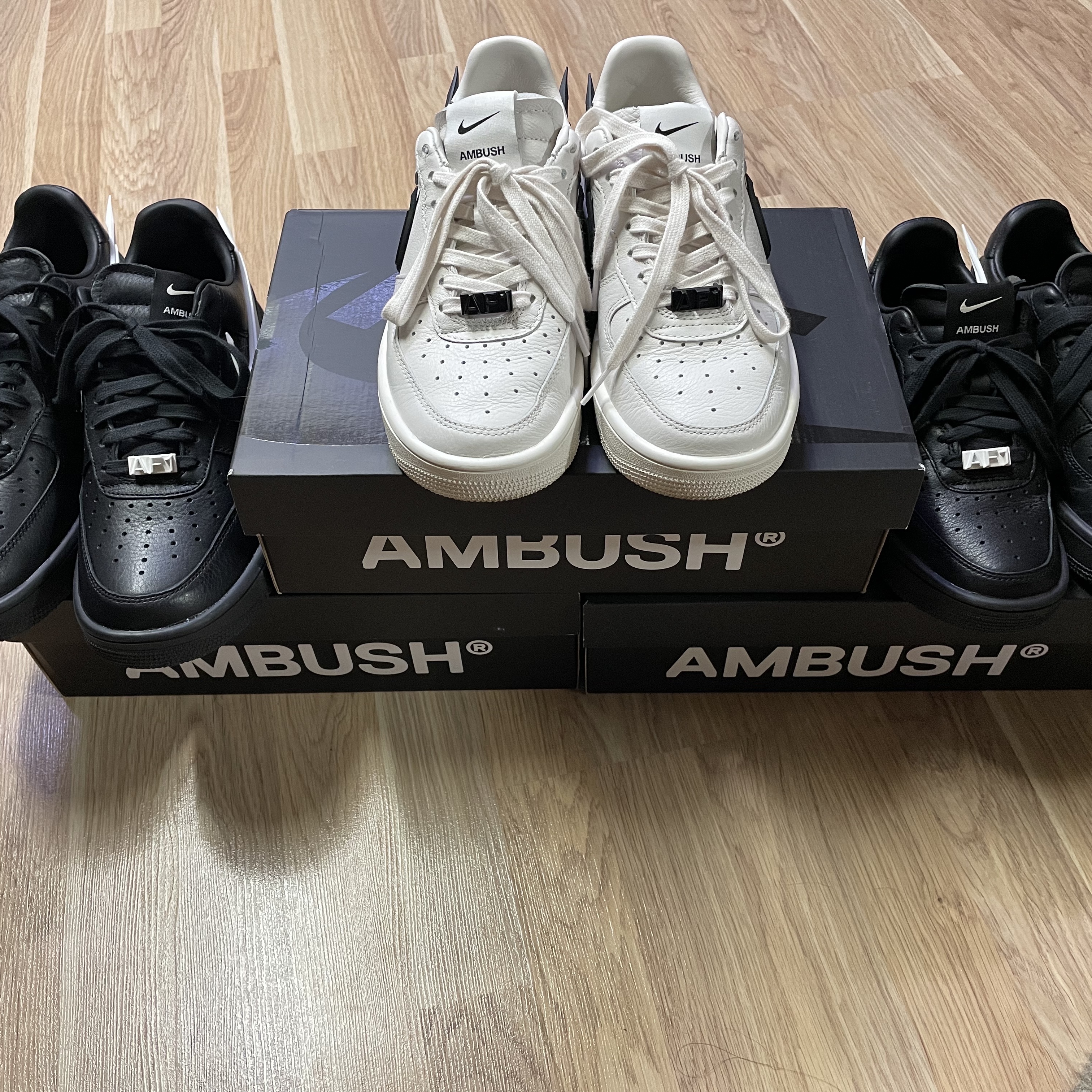 Nike x Ambush Air Force 1 Low SP Black 착용 스타일 - 2