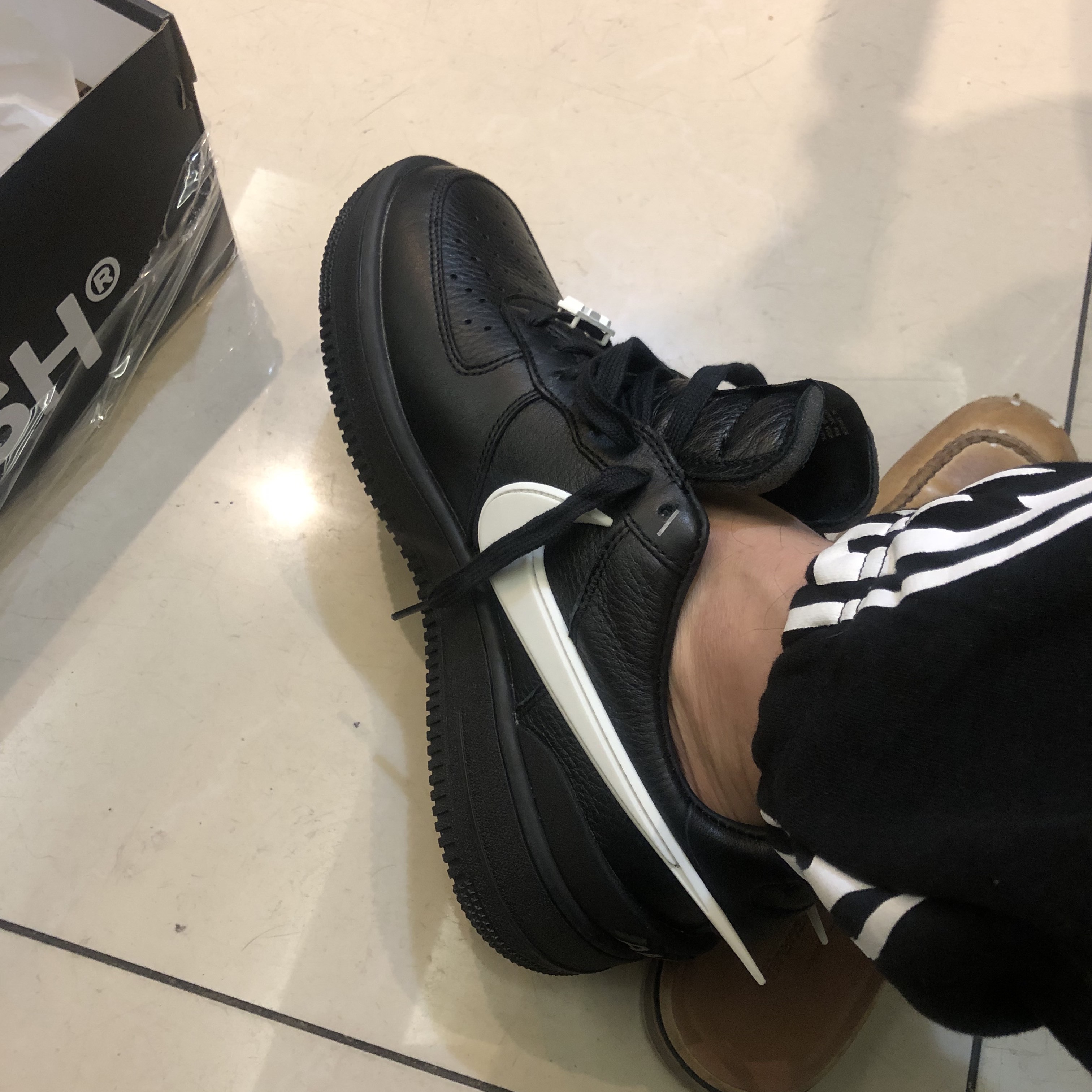 Nike x Ambush Air Force 1 Low SP Black 착용 스타일