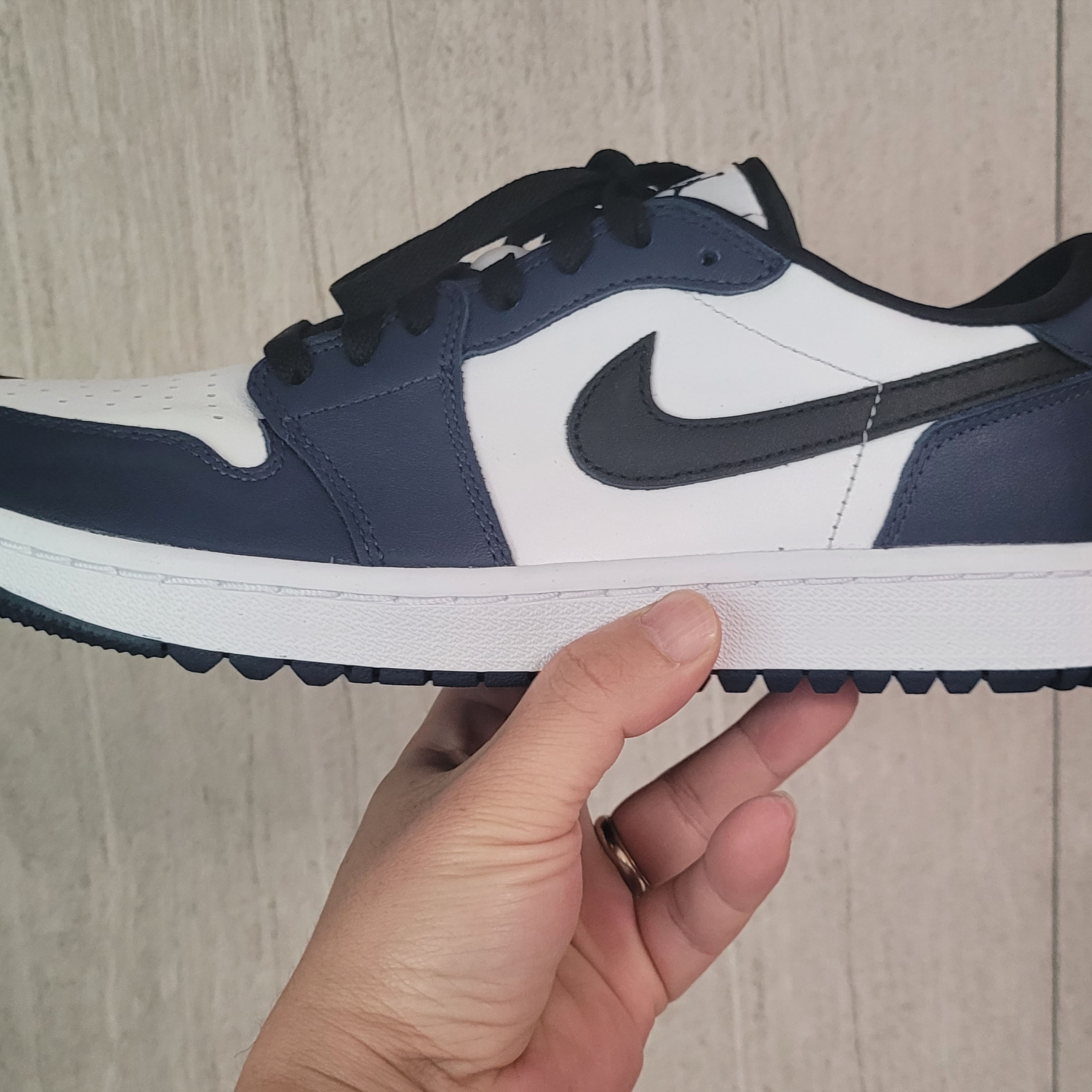 Jordan 1 Low Golf Midnight Navy 착용 스타일 - 2